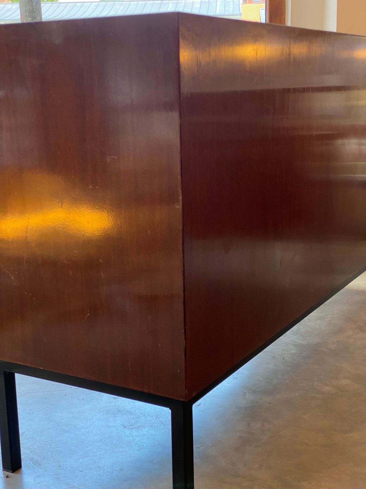 Furniture Large Fifty Drawers Shop Counter, Display Sideboard 1958 De Coene, Belgium photo