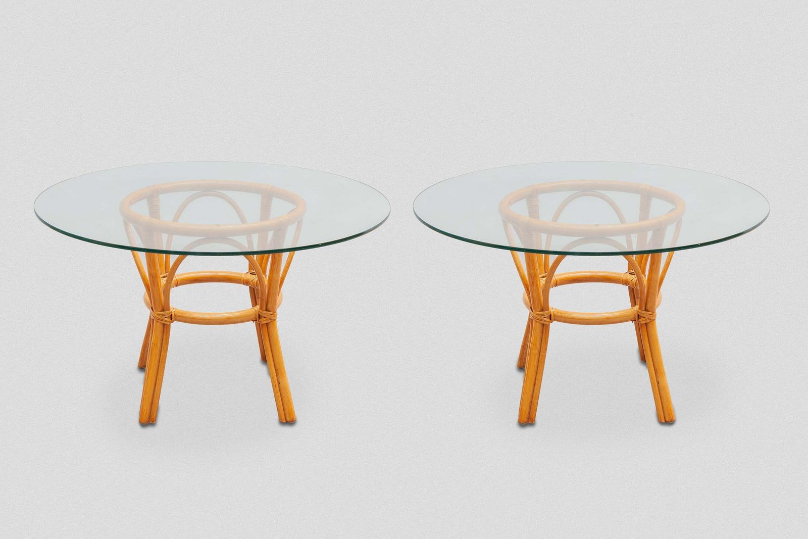 Boho Bamboo Two Seater And Coffee Table 1970s, Italy photo vinterior