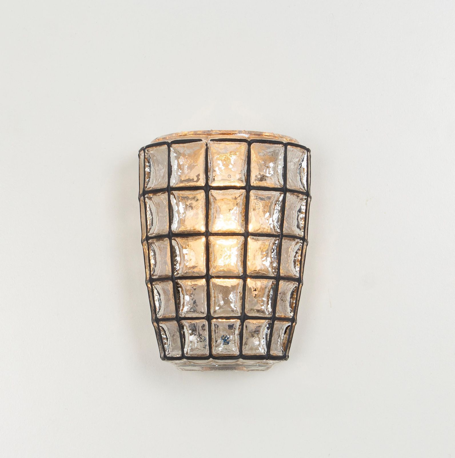 photo furniture 1 Of 2 Pairs Of  Wall Lights Sconces Iron Glass By Limburg, Germany, 1960s