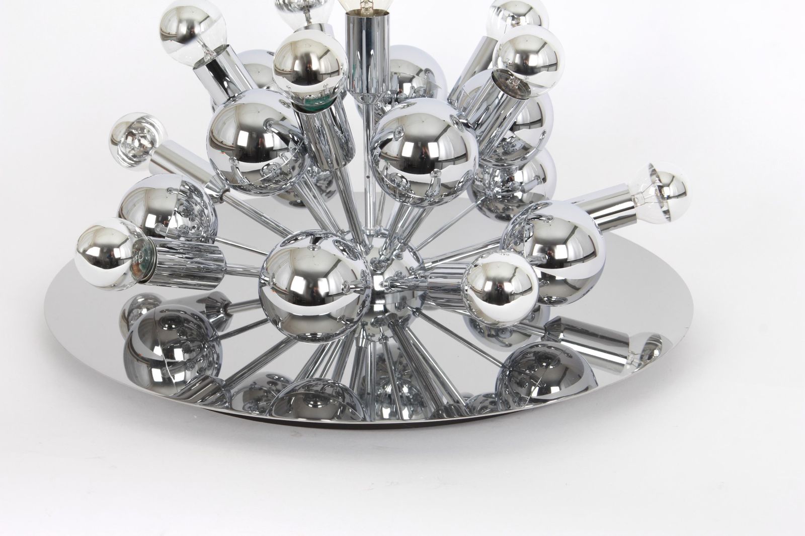 1 Of 2 Large Sputnik Flushmount Or Wall Sconce By Cosack, Germany, 1970s photo 943.0