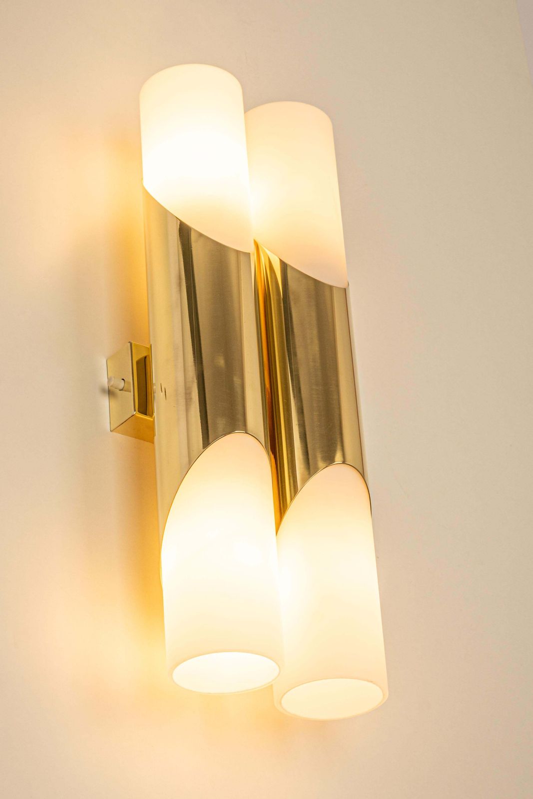 Pair Of Wall Sconces Or Wall Lights In The Style Of Raak, Germany, 1970 photo buy
