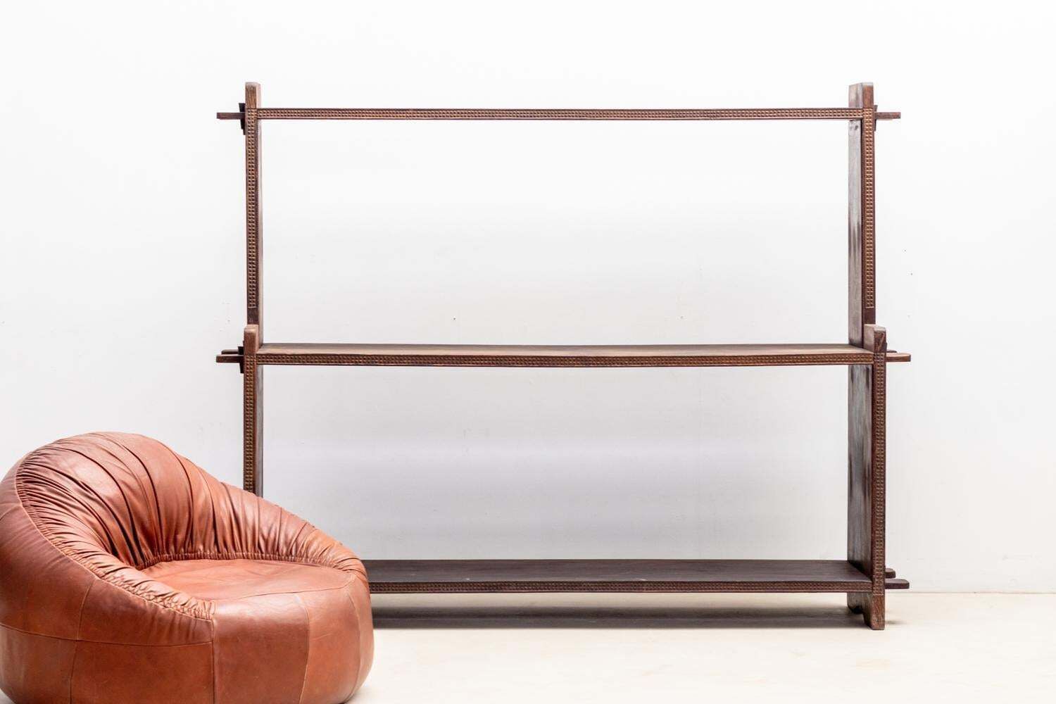 Bookcase Console In Wenge, Africa 1960s photo furniture