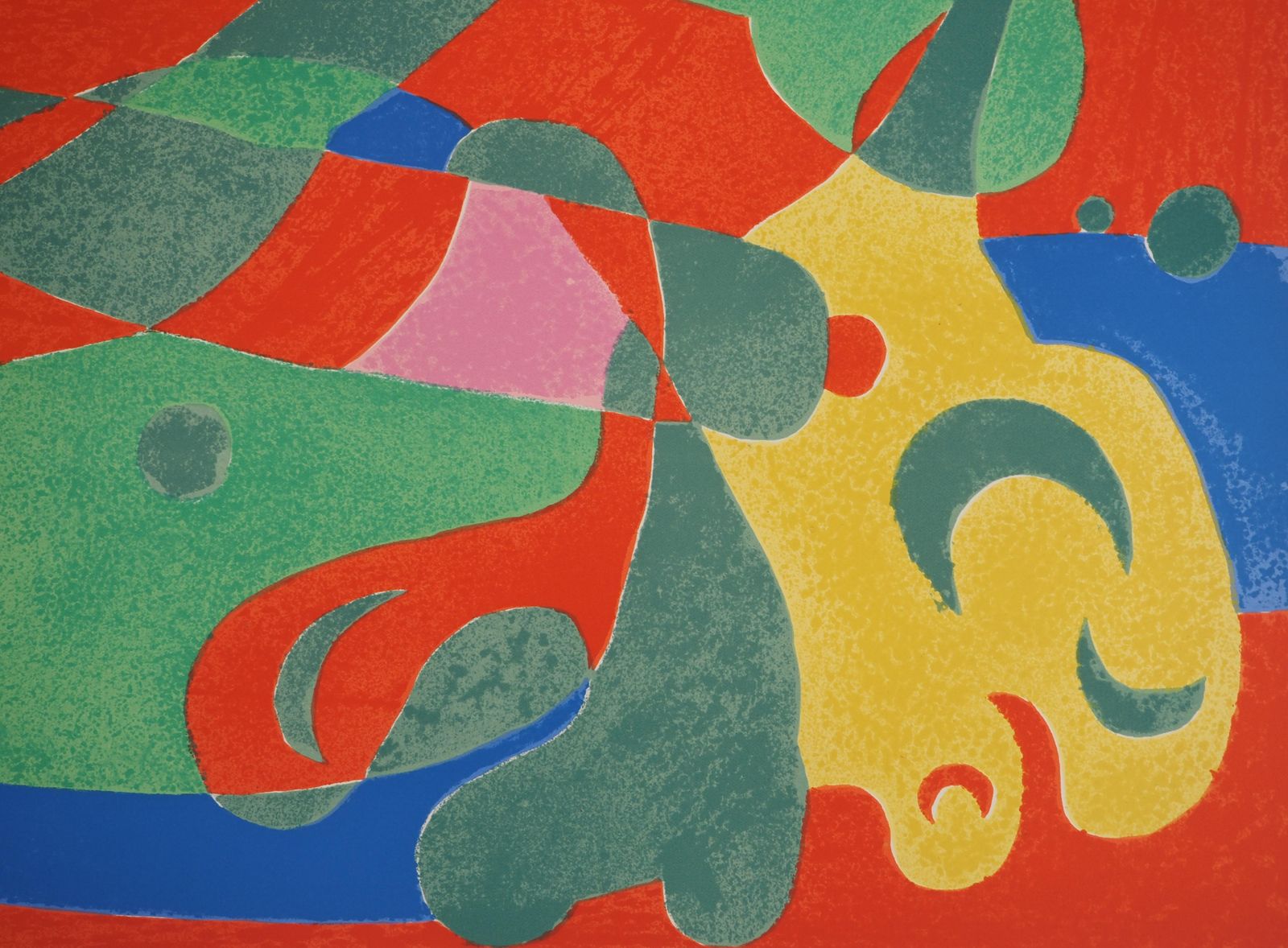 Joan Miróthe Green Dragon, King Ubu   Original Lithograph (Mourlot #420)1966 photo Art