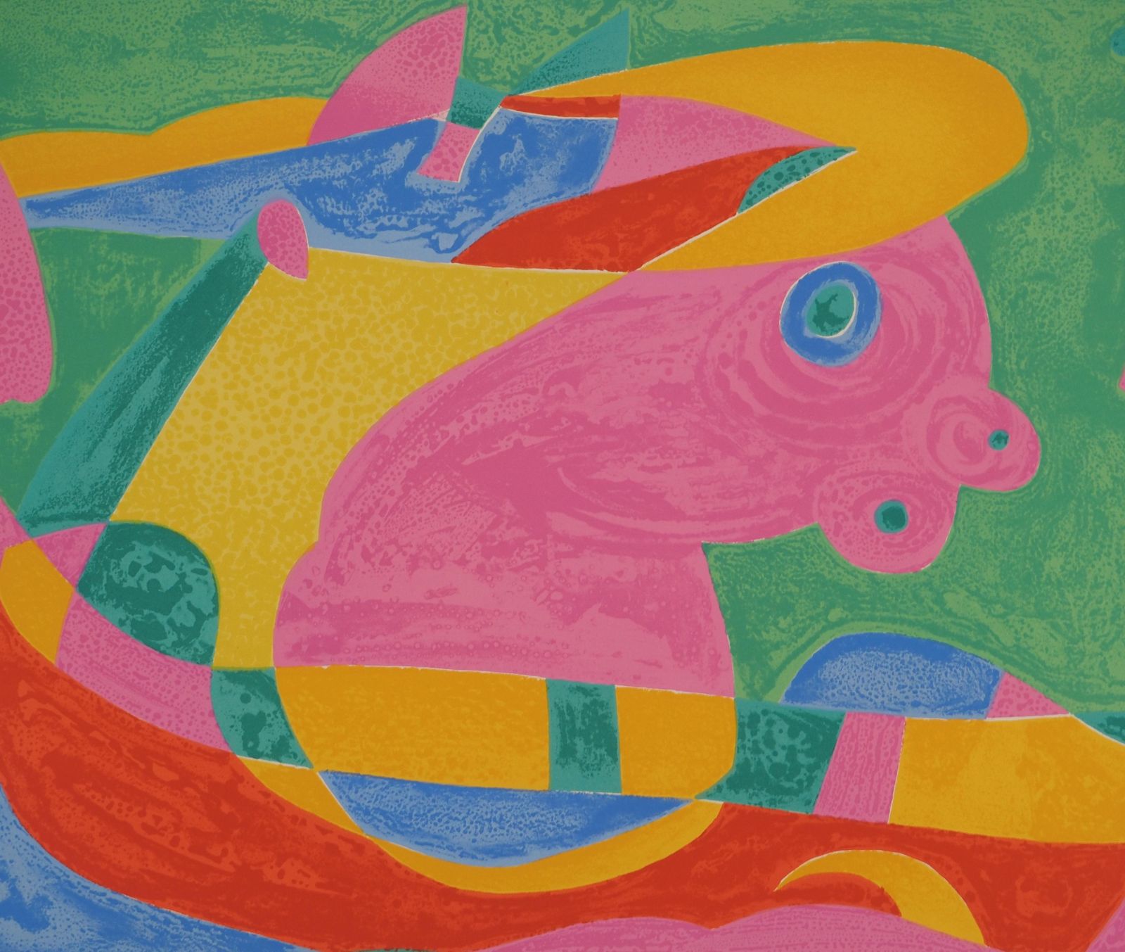 Joan Miróthe Surrealist Boat, King Ubu   Original Lithograph (Mourlot #429)1966 photo vinterior