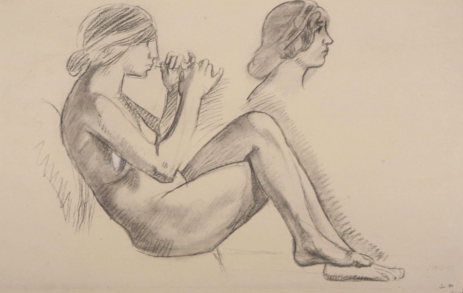 Maurice Denisstudy Of Women   Original Lithograph1918