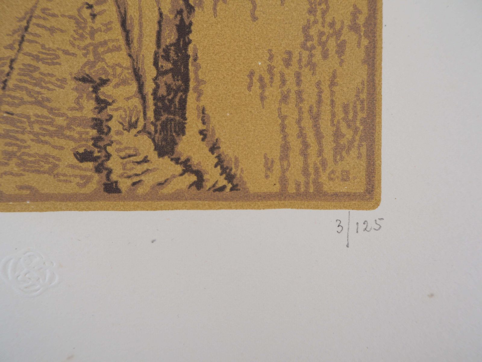 Camille Beltrandstreet From The Old Paris   Original Wooodcut, Handsigned & Numbered1927 photo 154.0