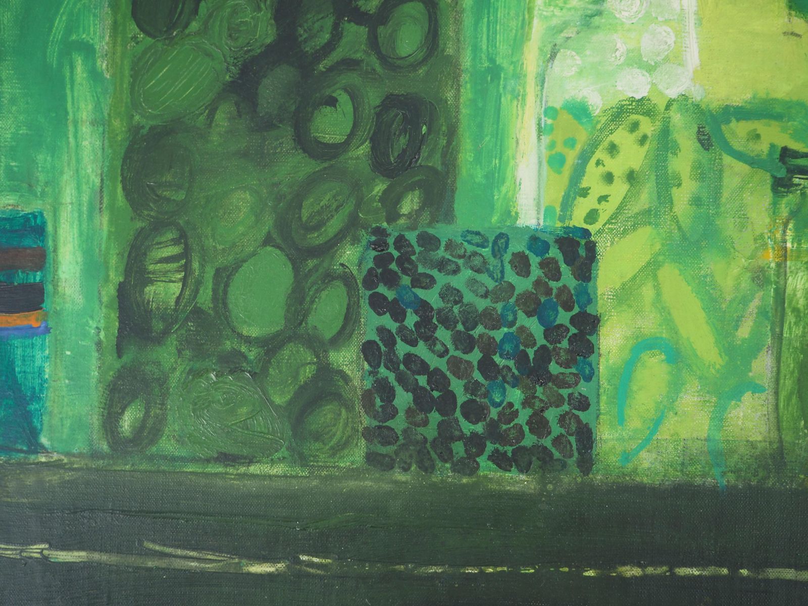 Albert Zavarofauvist Still Life : The Candy Shop   Original Oil On Canvas, Signed1967 photo 1029.0