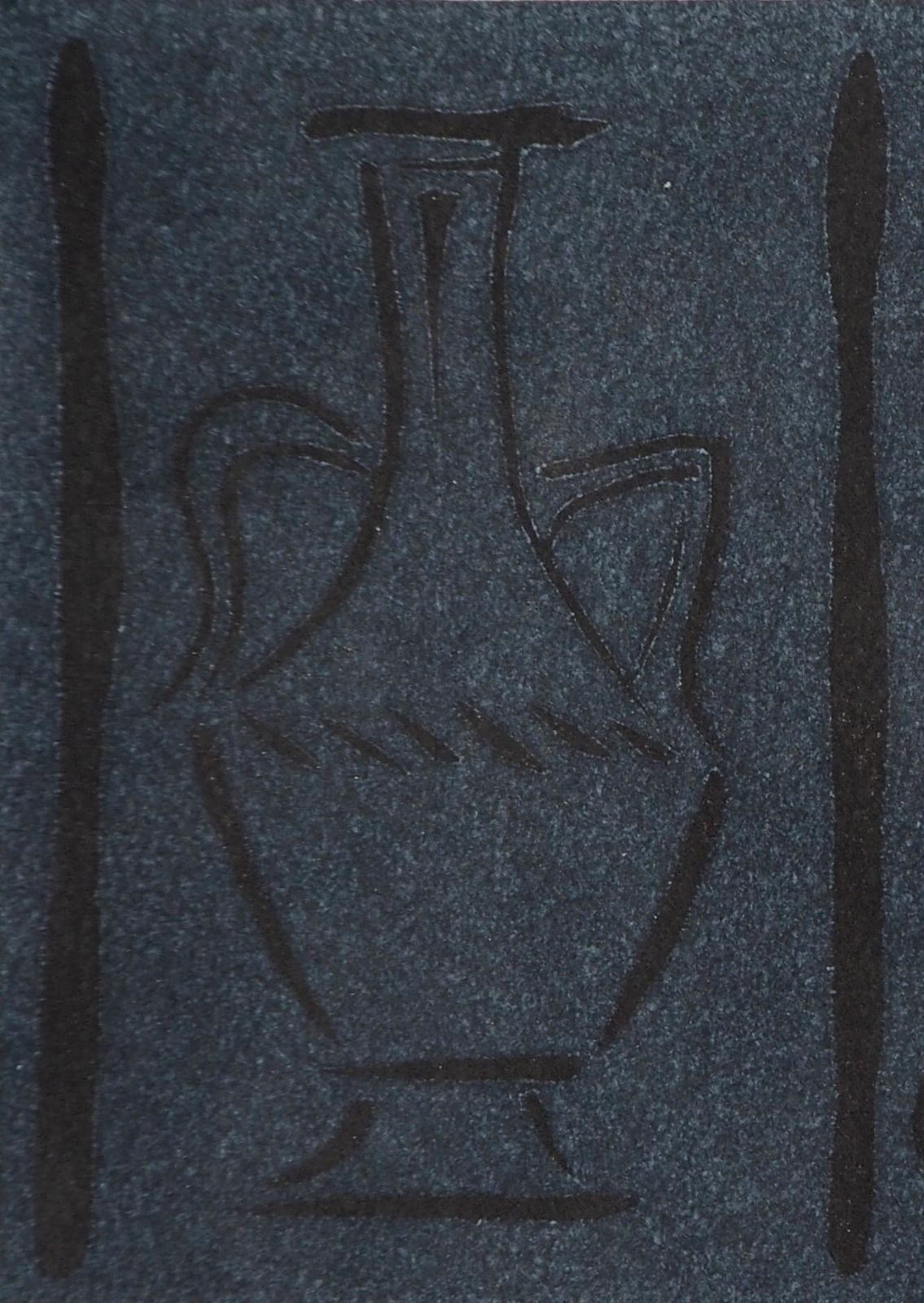 Pablo Picassomadoura: Pottery And Fauns   Original Linocut, 1961 (Bloch #1021 / Baer #1270)1961 photo Art