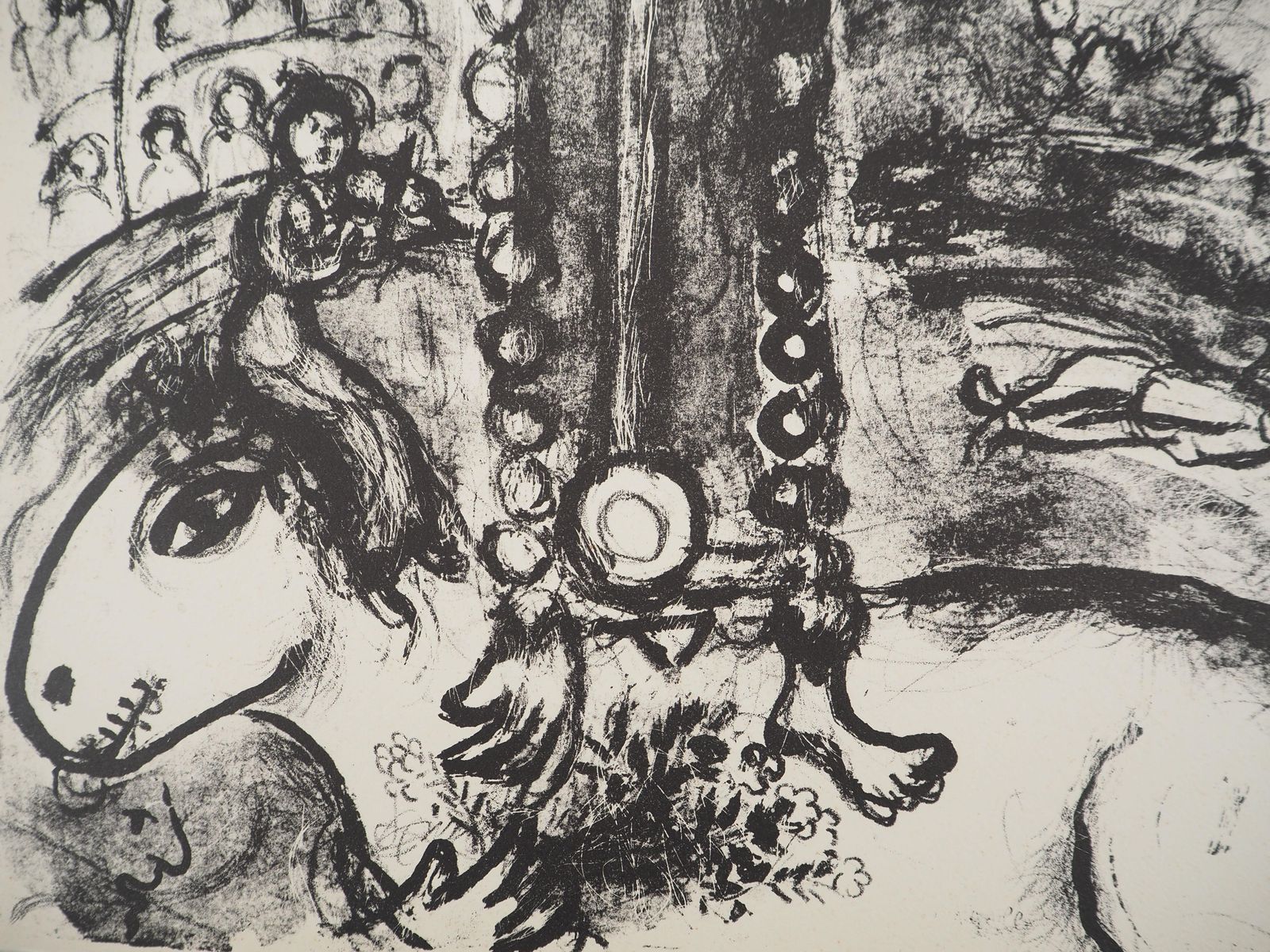Marc Chagallthe Circus : A Breathtaking Spectacle   Original Lithograph (Mourlot #514)1967 photo Art