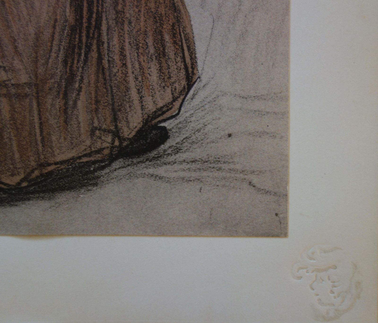 Victor Prouvefamily : Mother And Father Kissing A Baby   Original Lithograph   18981897 photo 250.0