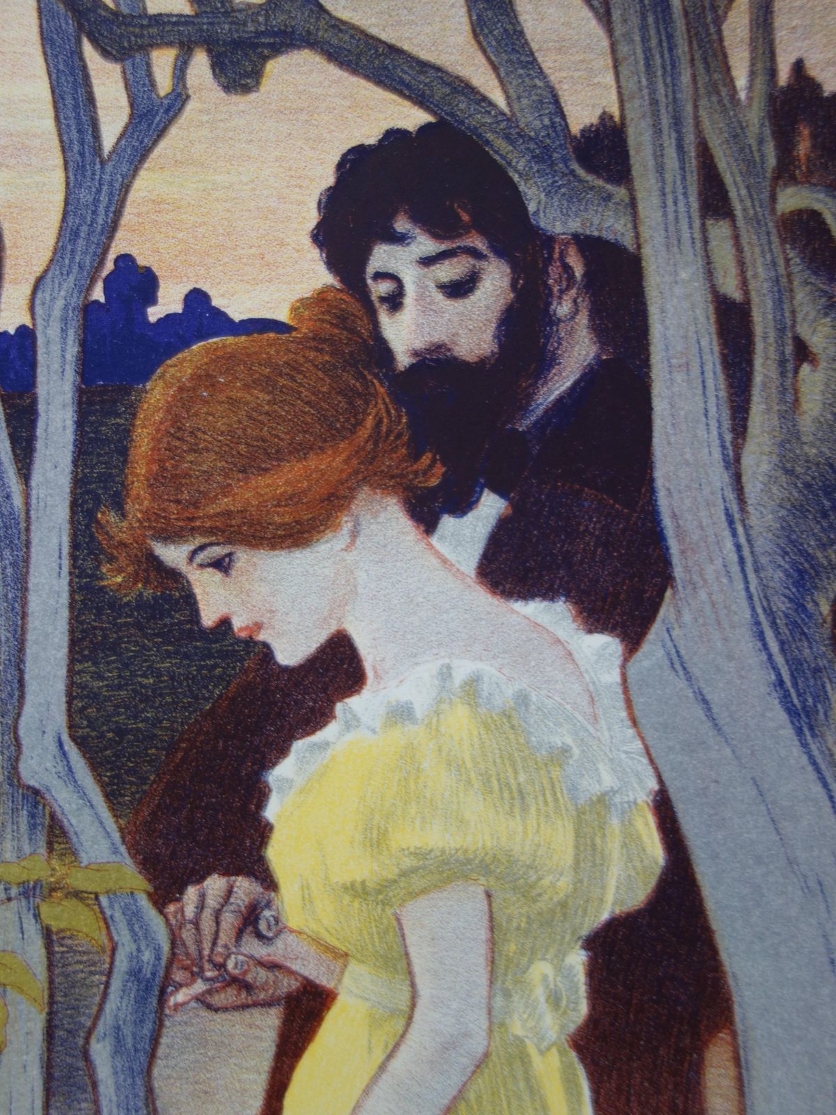 Paul Balluriausymbolism : Twilight   Original Lithograph (1897/98)1897/98 photo furniture