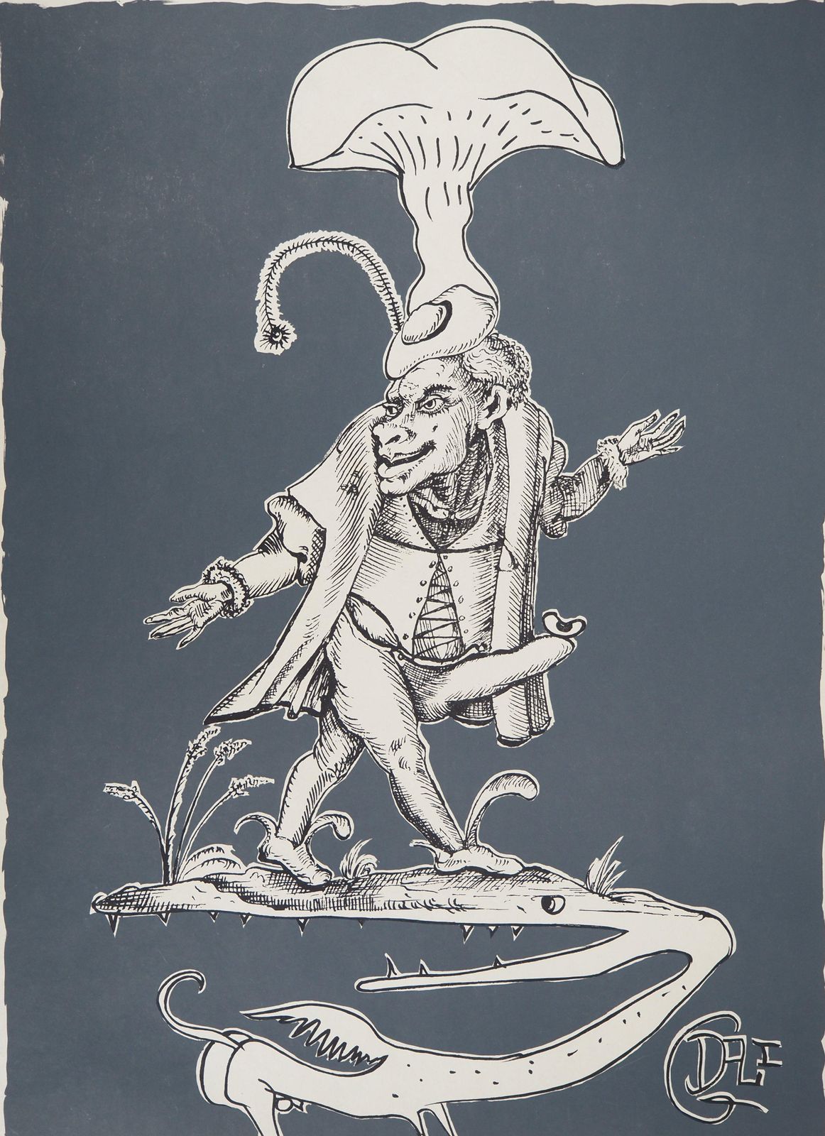 Salvador Dalí­Pantagruel : Masculine Virility   Original Handsigned Lithograph (Field #73 7i)1973 photo for sale