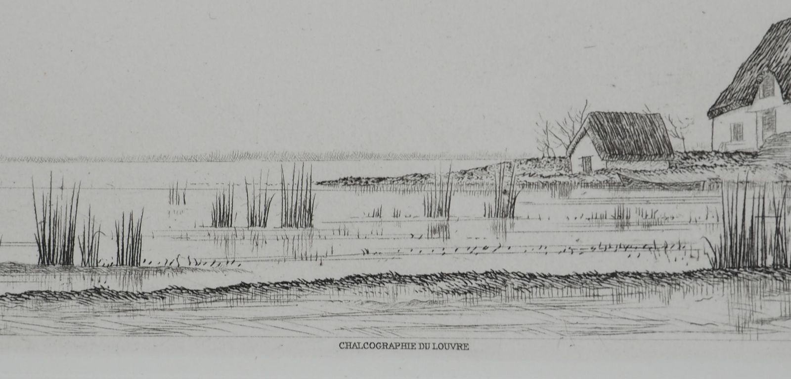 Jean Emile Laboureurbrittany : The Flight Of Ducks   Etching From Louvre Museum photo buy