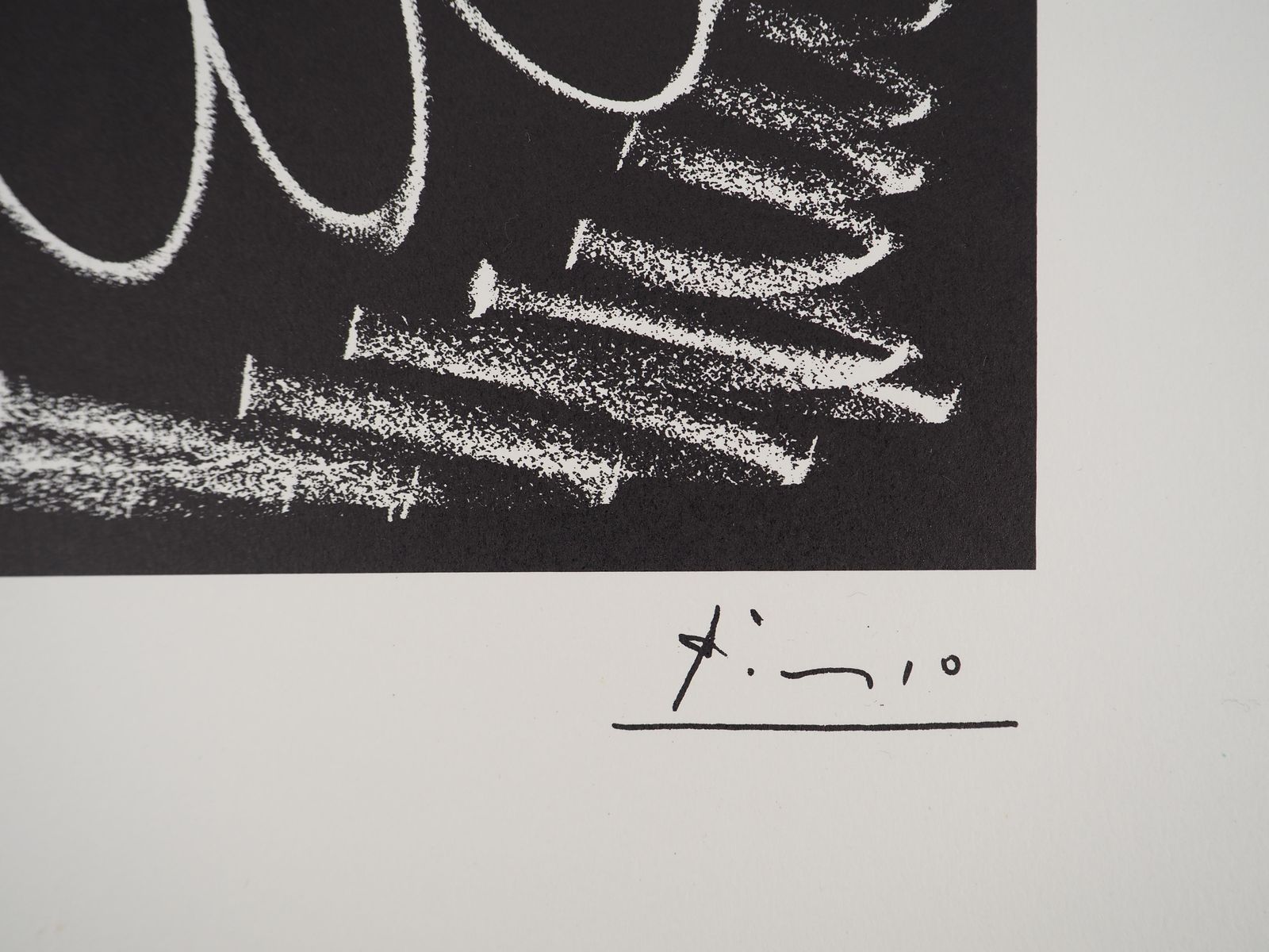 Pablo Picassoman With A Beard   Lithograph   Printed Signature1966 photo furniture