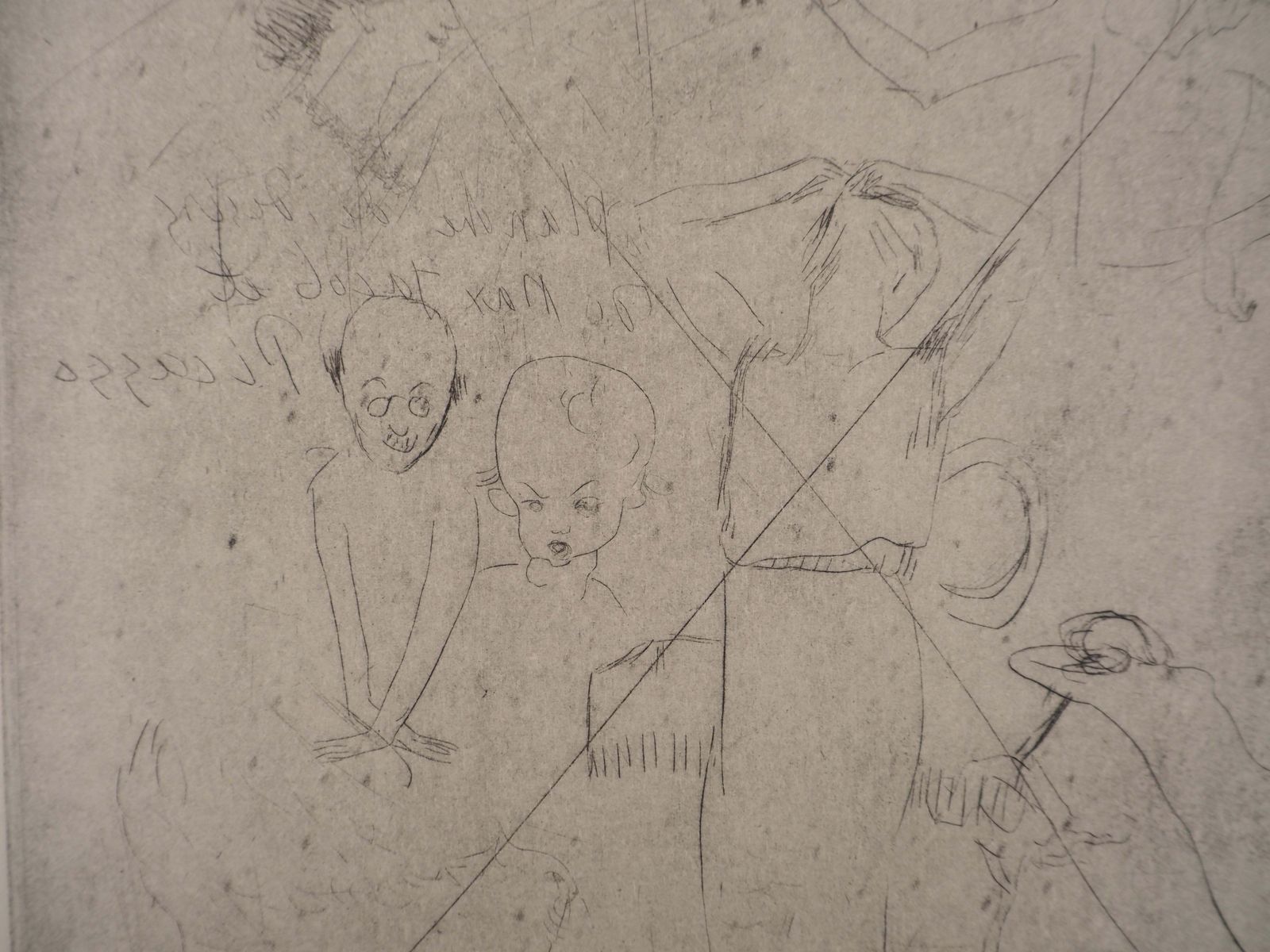 Pablo Picassosaltimbanques : Drawings Of Picasso & Max Jacob   Original Etching (Baer #8c)1913 photo Art