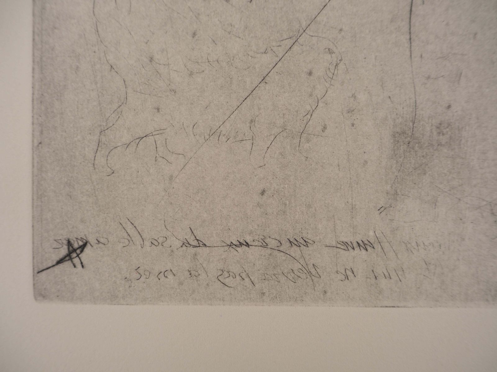 Pablo Picassosaltimbanques : Drawings Of Picasso & Max Jacob   Original Etching (Baer #8c)1913 photo buy