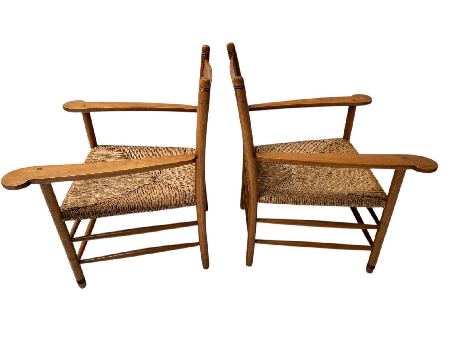 Two Art Nouveau Brabant Club Chairs Or Easy Chairs By Willem Penaat, 1900s photo for sale