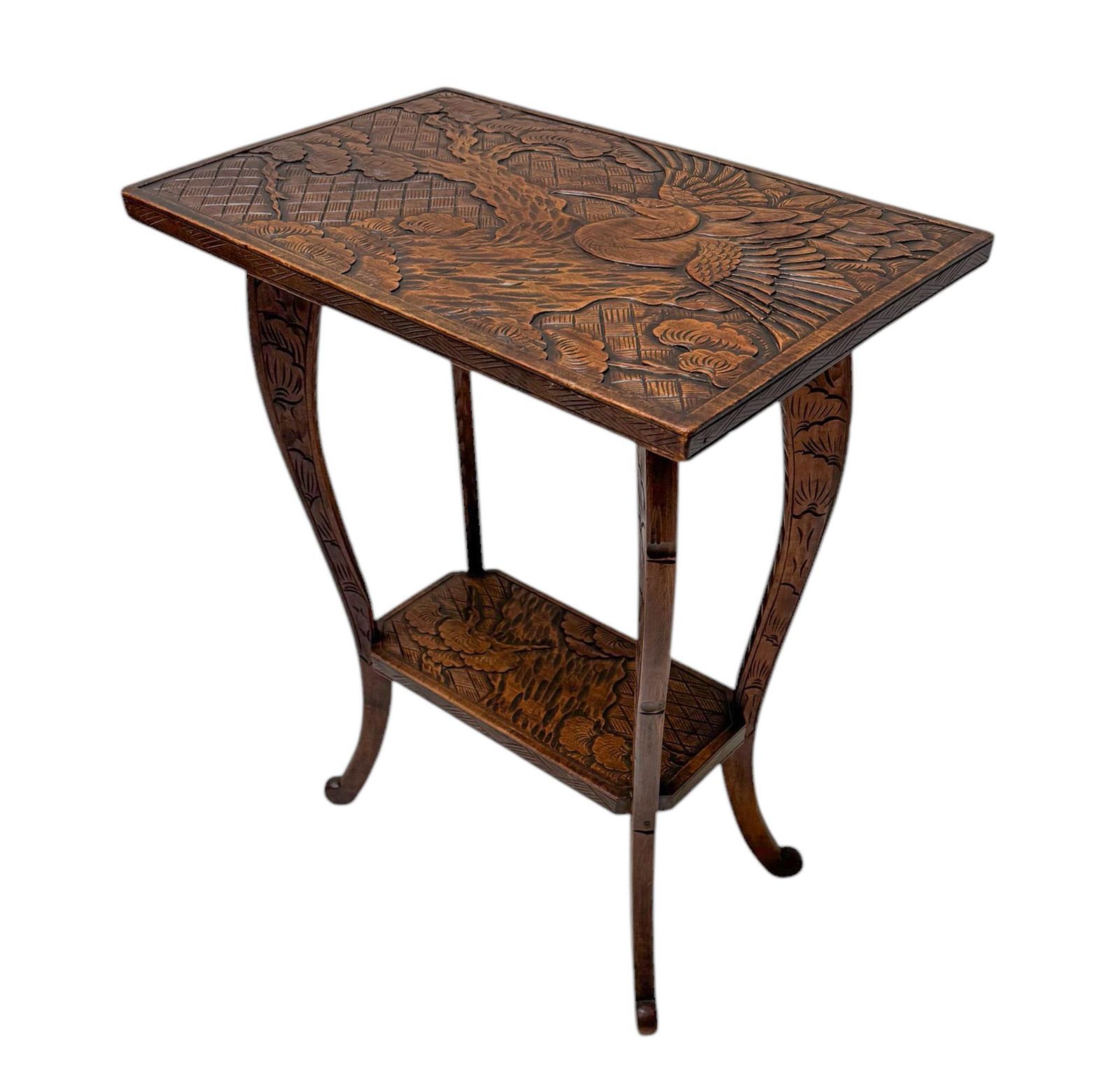 Arts & Crafts Carved Side Table By Liberty Of London, 1905 photo furniture