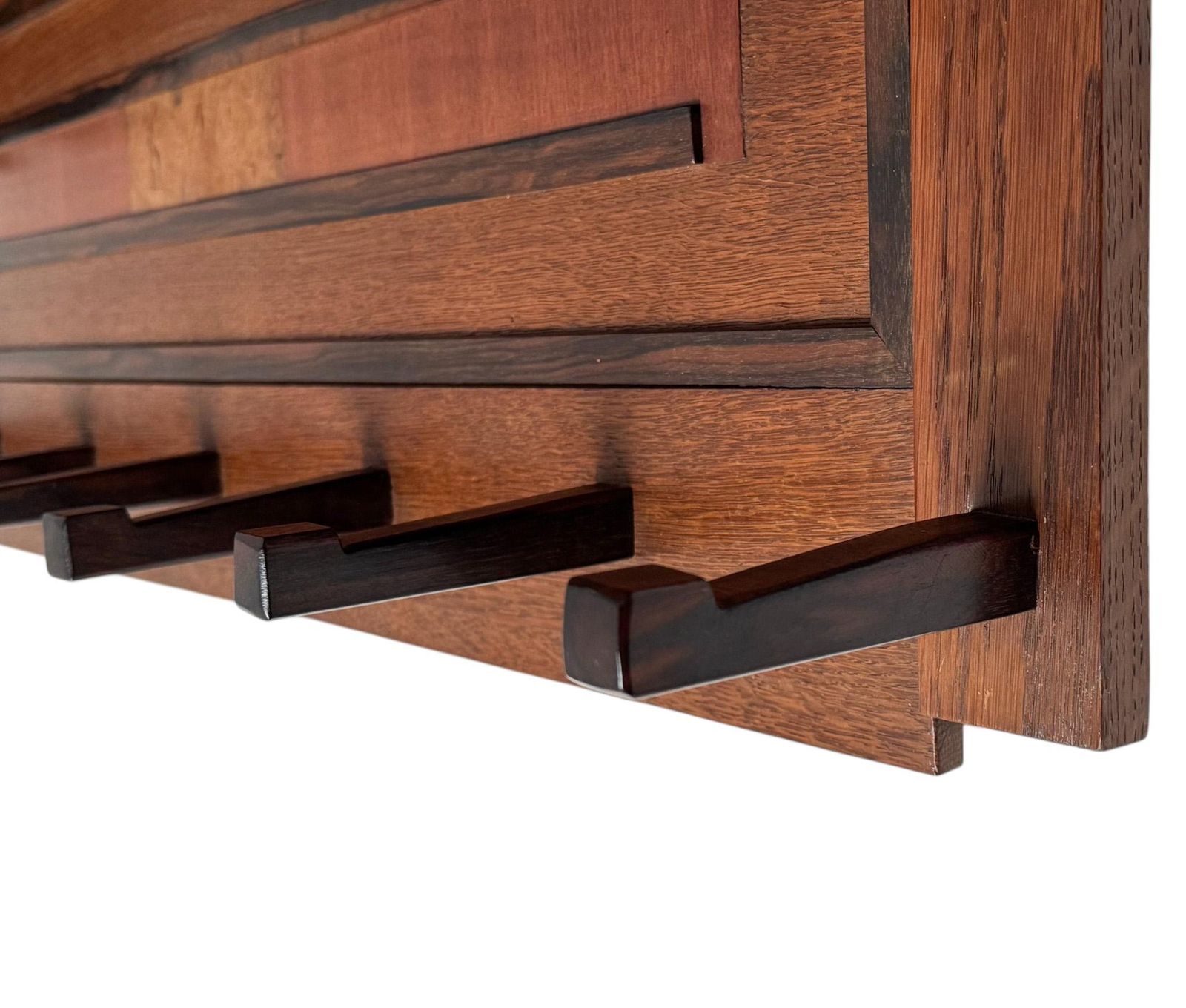 Two Art Deco Modernist Coat Racks By P.E.L. Izeren For De Genneper Molen photo vinterior