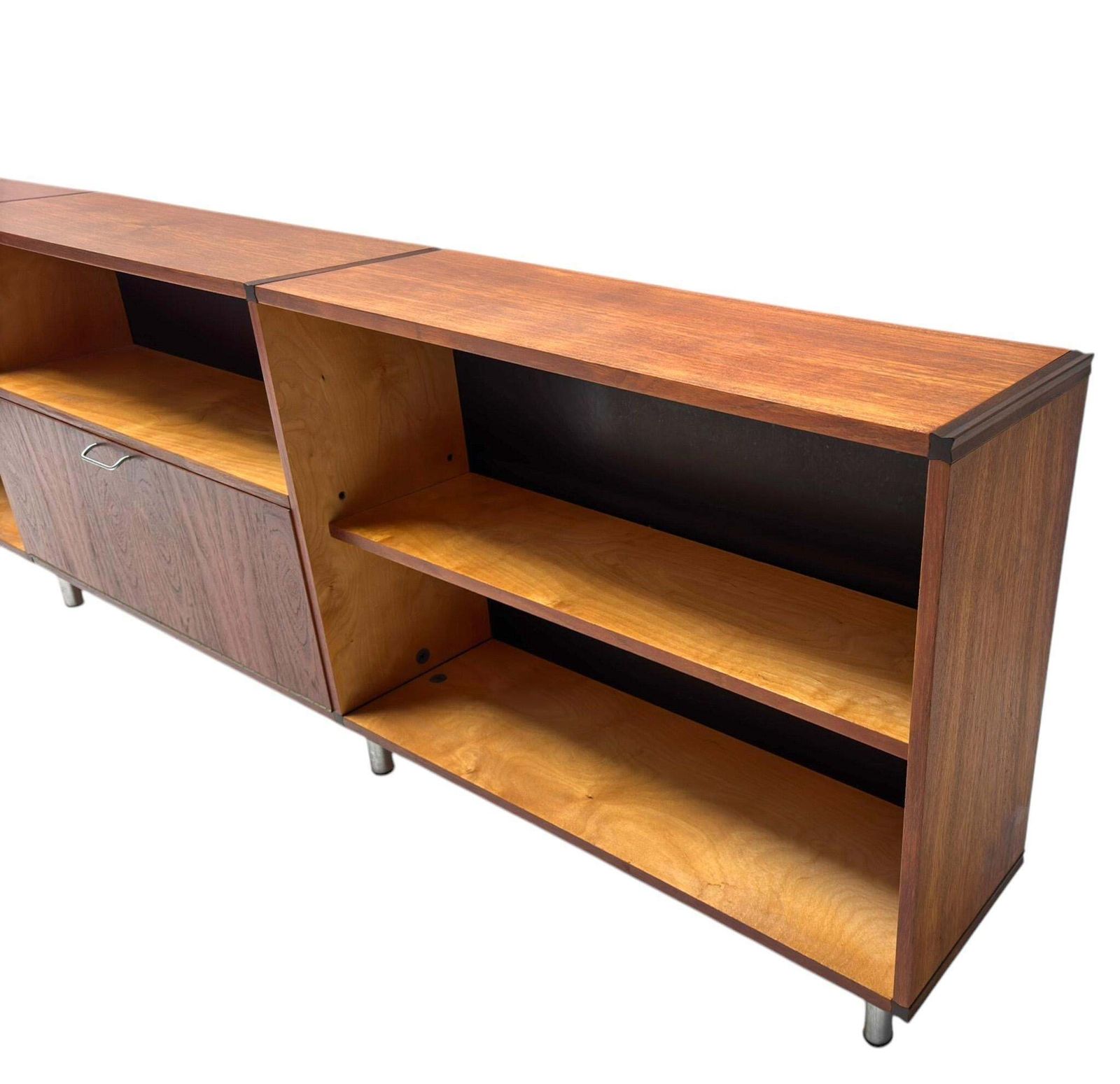 2127.0 Mid Century Modern Made To Measure Xl Bookcase By Cees Braakman For Pastoe photo