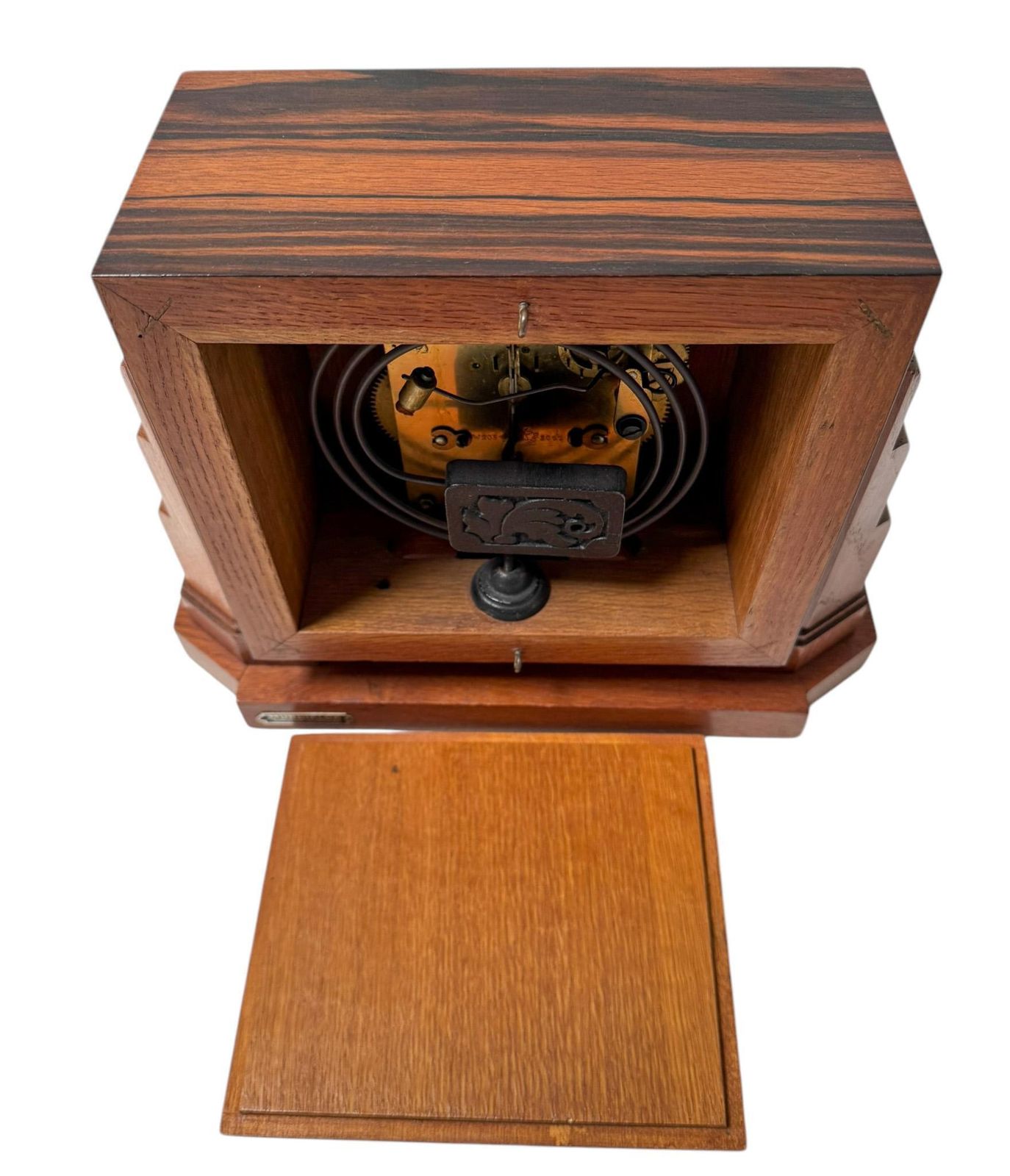 Art Deco Amsterdamse School Mantel Clock By Mundiklok, 1920s photo 772.0