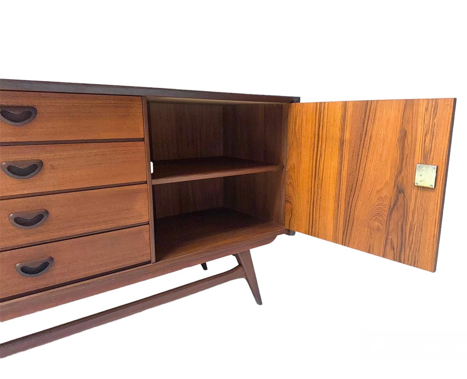 photo furniture Mid Century Modern Credenza Or Sideboard By Louis Van Teeffelen For Wébé, 1960s