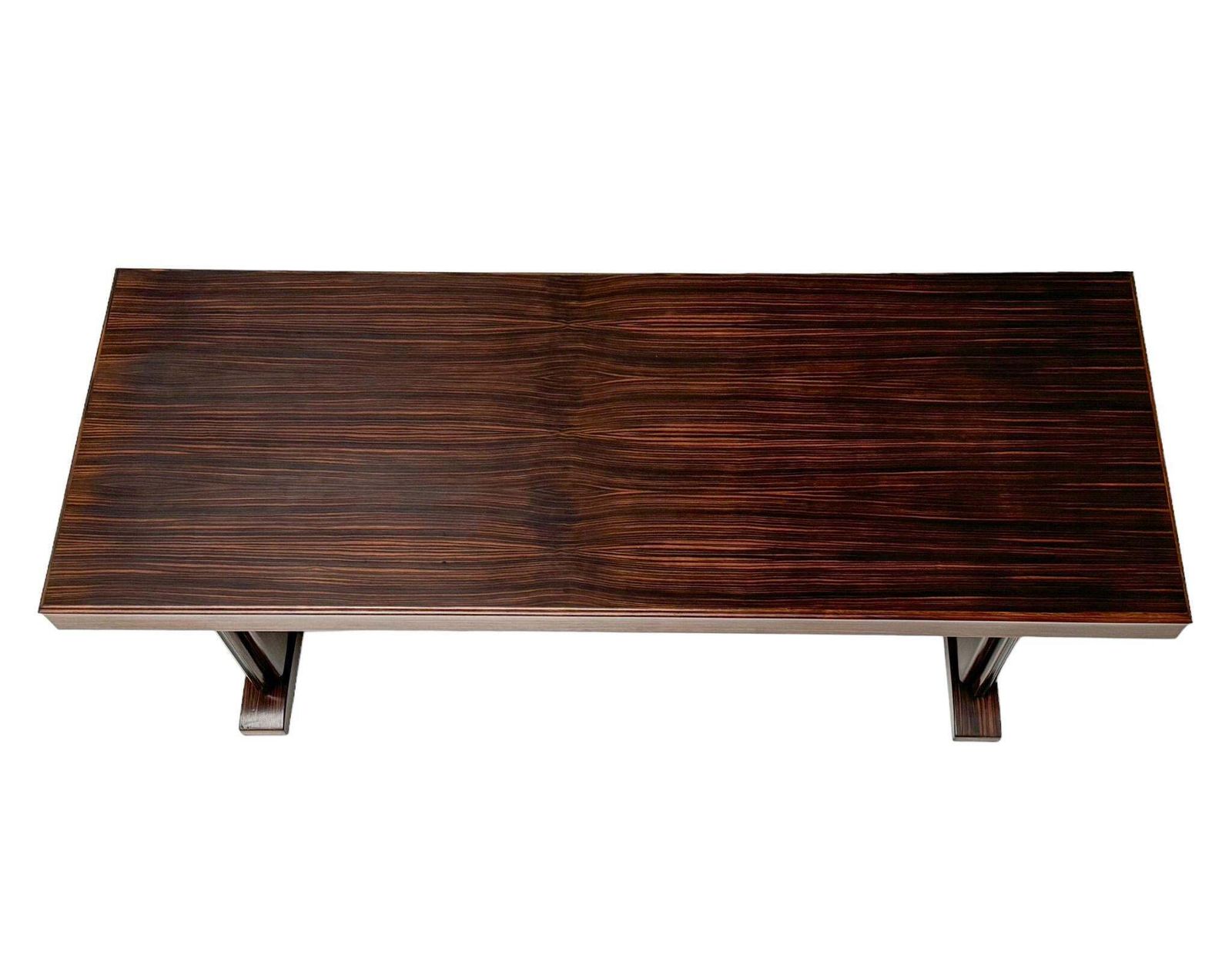 Art Deco Macassar Ebony Coffee Table By Gebroeders Reens Amsterdam, 1930s photo Furniture