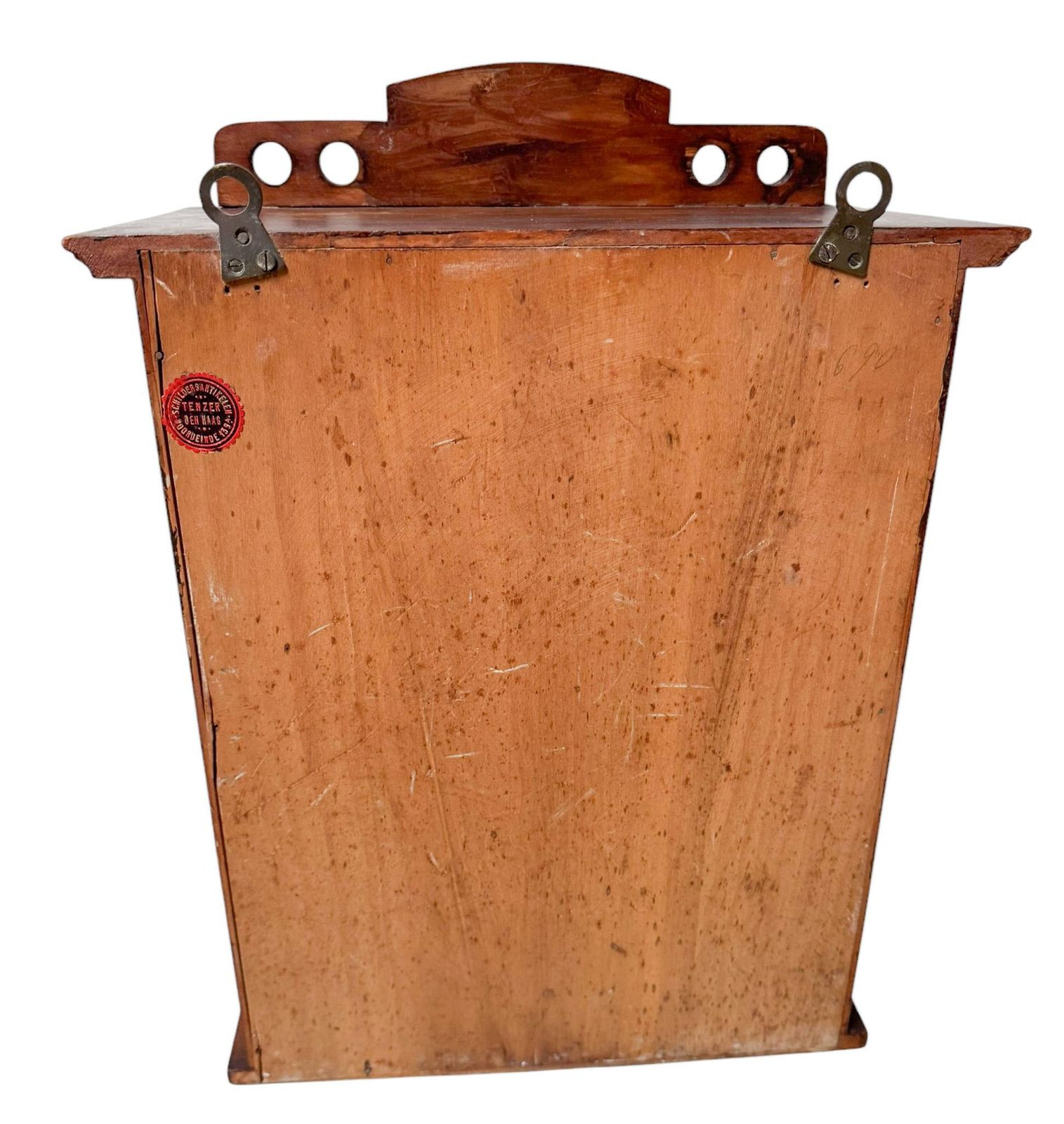 Arts & Crafts Art Nouveau Kerfschnitt Wall Cabinet, 1900s photo 836.0