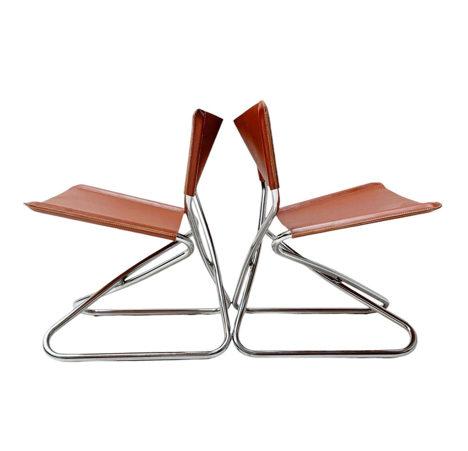 photo furniture Erik Magnussen Pair Of Z Down Lounge Chairs For Torben ørskov Denmark, 1960s