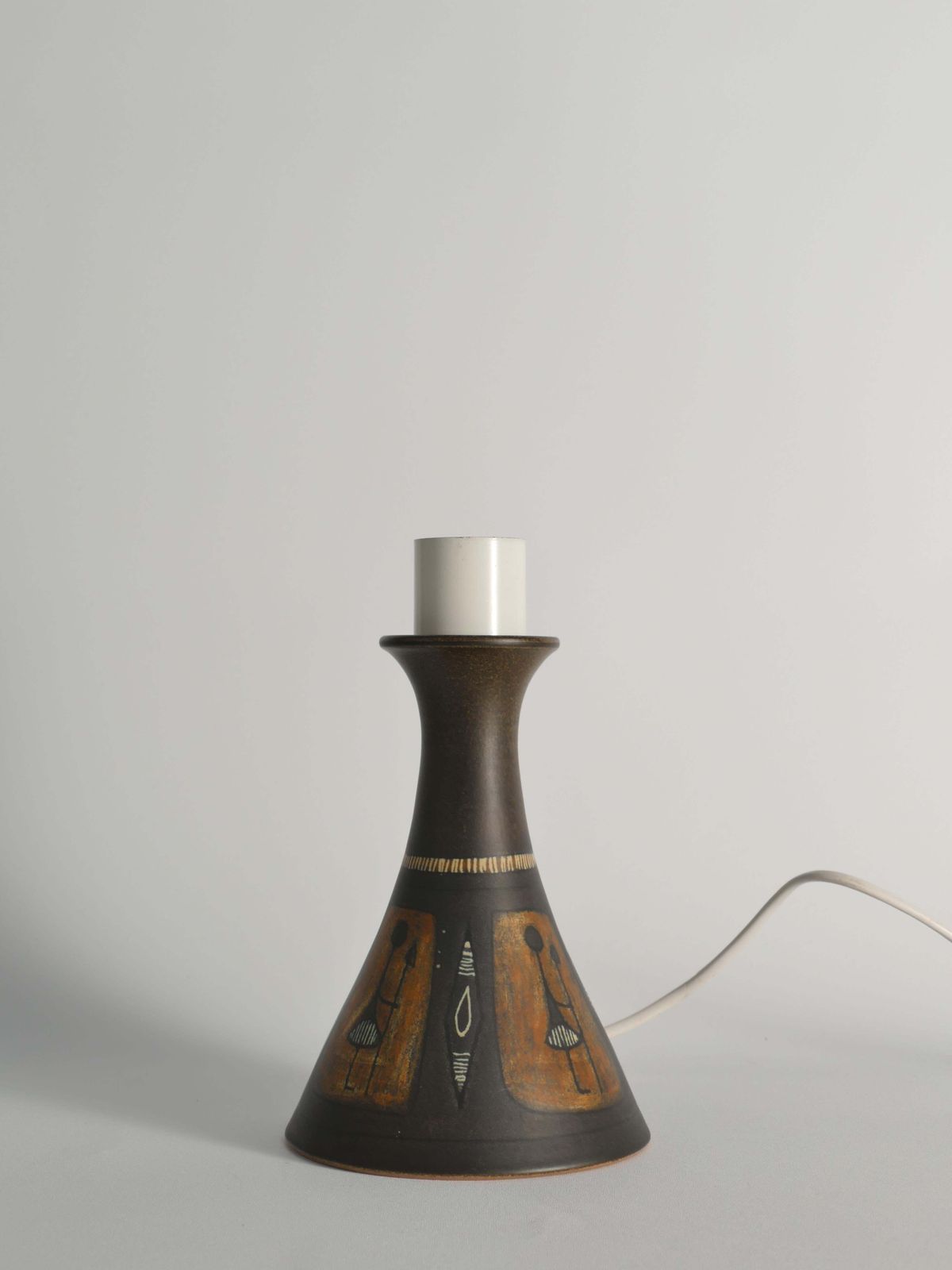 Unique Scandinavian Modern Ceramic Table Lamp By Munk, Sweden photo 459.0