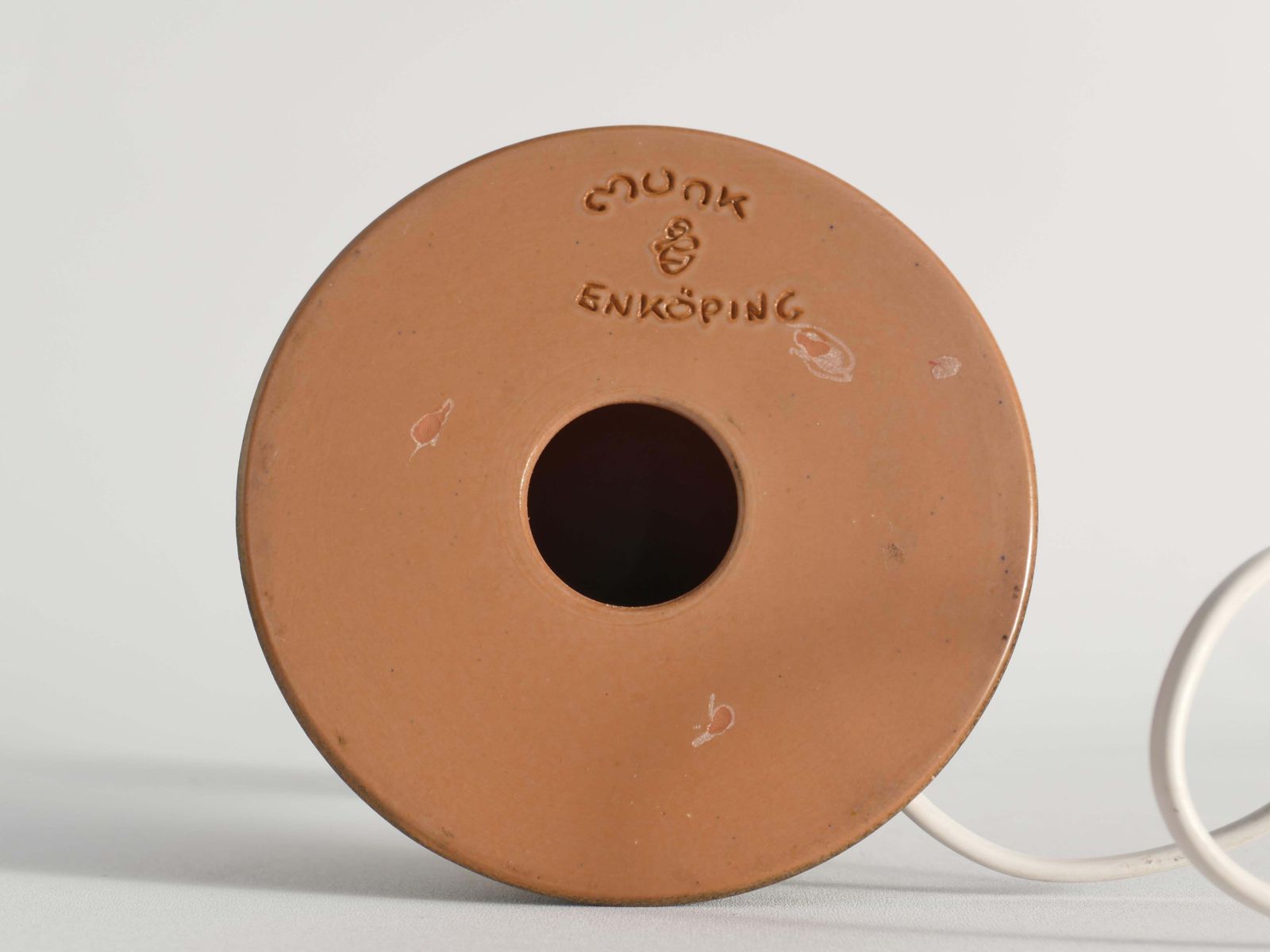 photo for sale Unique Scandinavian Modern Ceramic Table Lamp By Munk, Sweden
