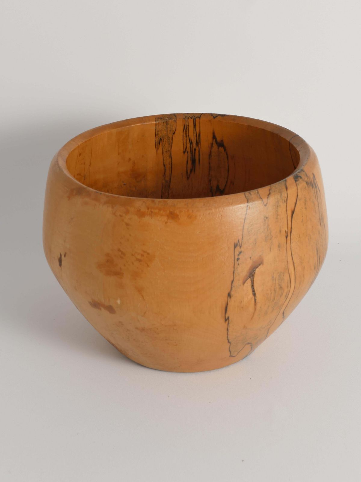 photo vintage Mid Century Modern Hand Carved Wood Bowl, James Eriksson, Tasserud Sweden 1970s