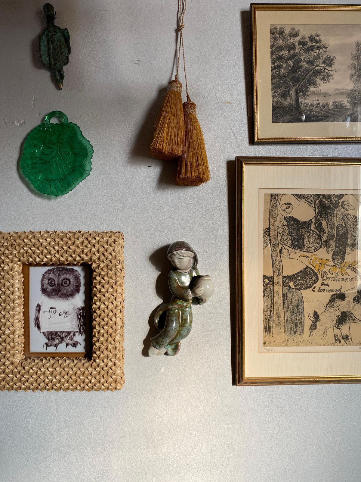 Stoneware Sconce With Boy Motif By Marianne Starck For Michael Andersen & Son photo vinterior