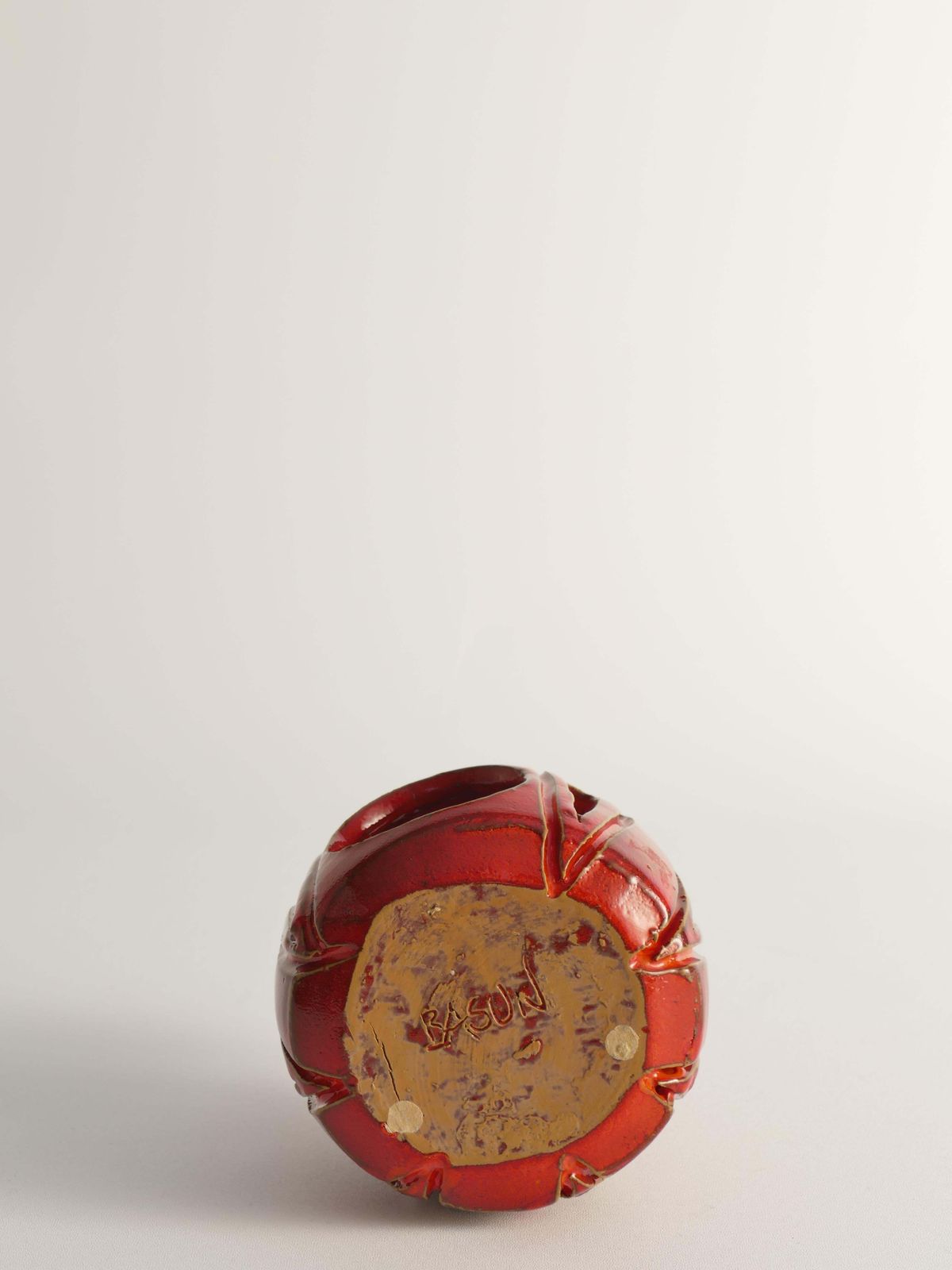 photo furniture Lobster Red Handmade Ceramic Candle Lamp, By  Barbro Sundelin For Basun Keramik