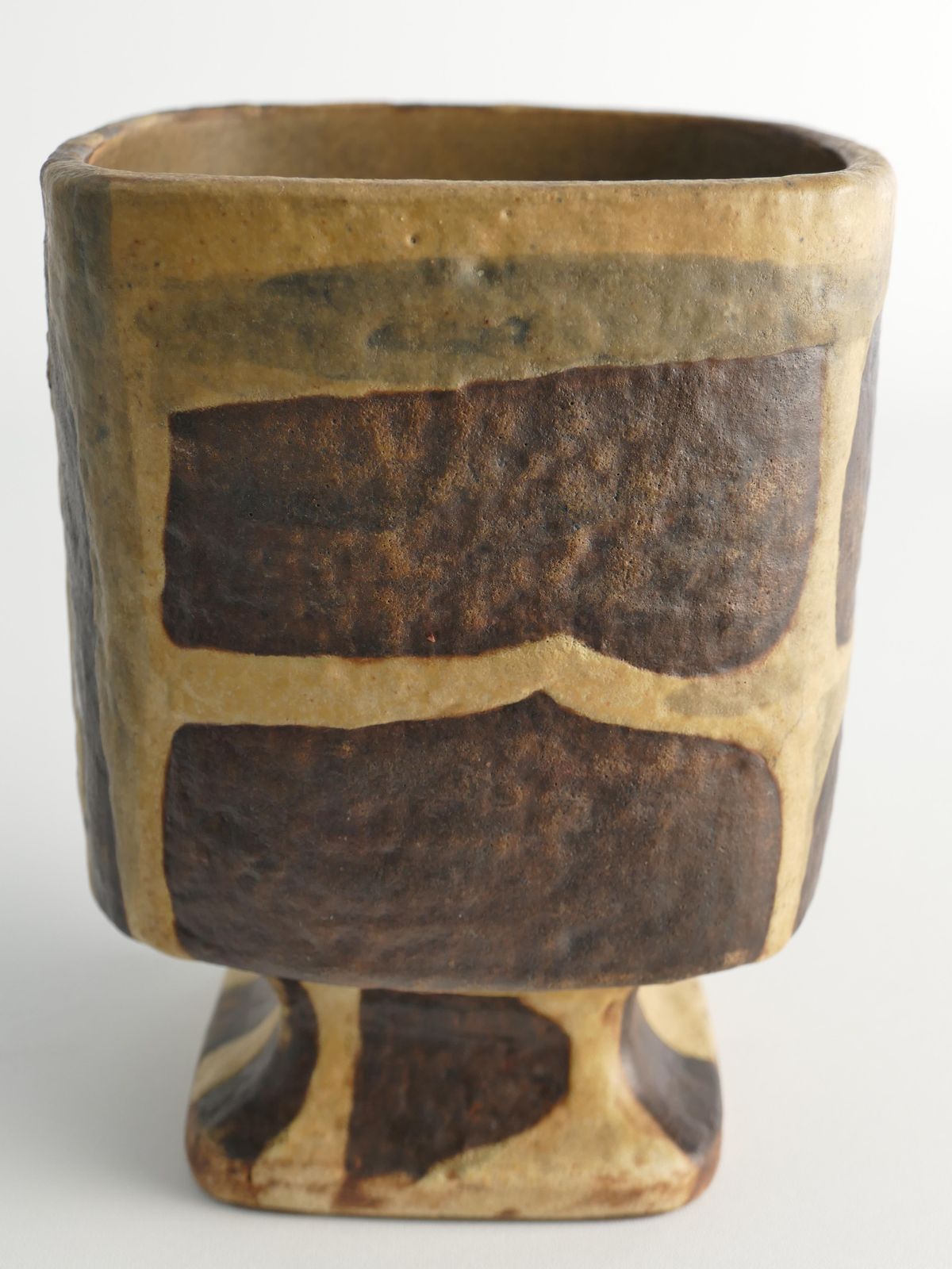 photo for sale Midcentury Modern Fat Lava Ceramic Vase By Fridegart Glatzle, Karlsruhe, 1960s