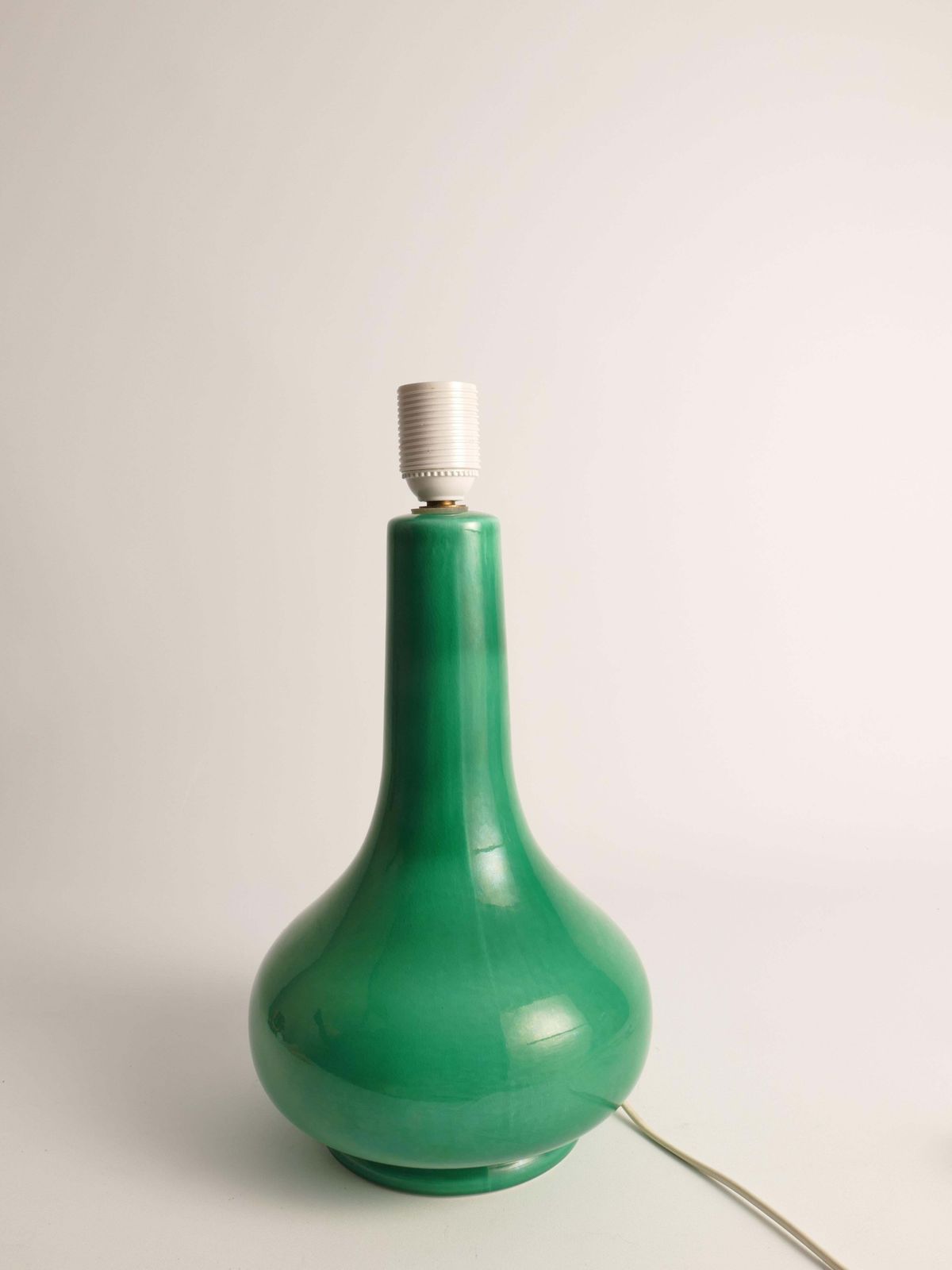 Lighting Mid Century Modern Emerald Green Casa Pupo Of London Table Lamp, 1960's photo