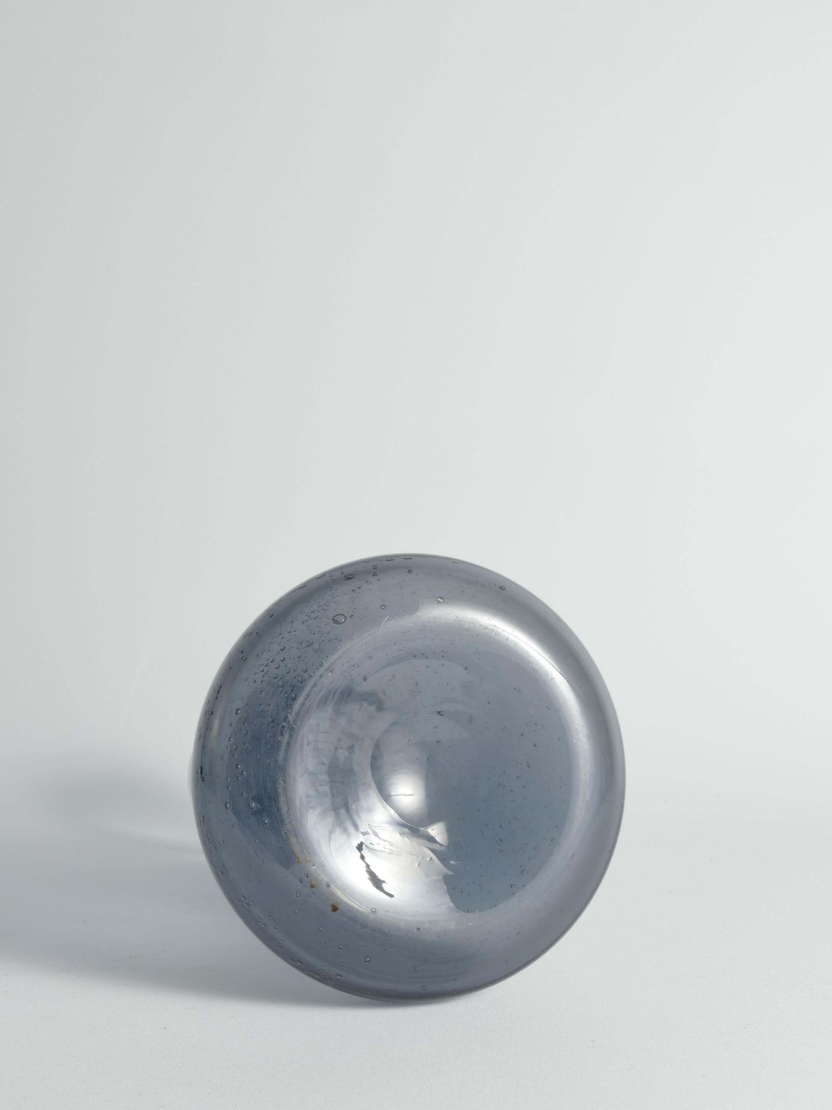 photo furniture Scandinavian Modern Blue Glass Vase By Erik Höglund For Boda, Sweden 1960's