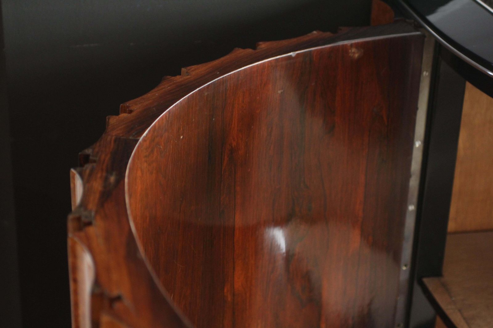 Large Art Deco Buffet, Amboyna Burl And Rosewood, Marble, Paris, Circa 1925 photo buy