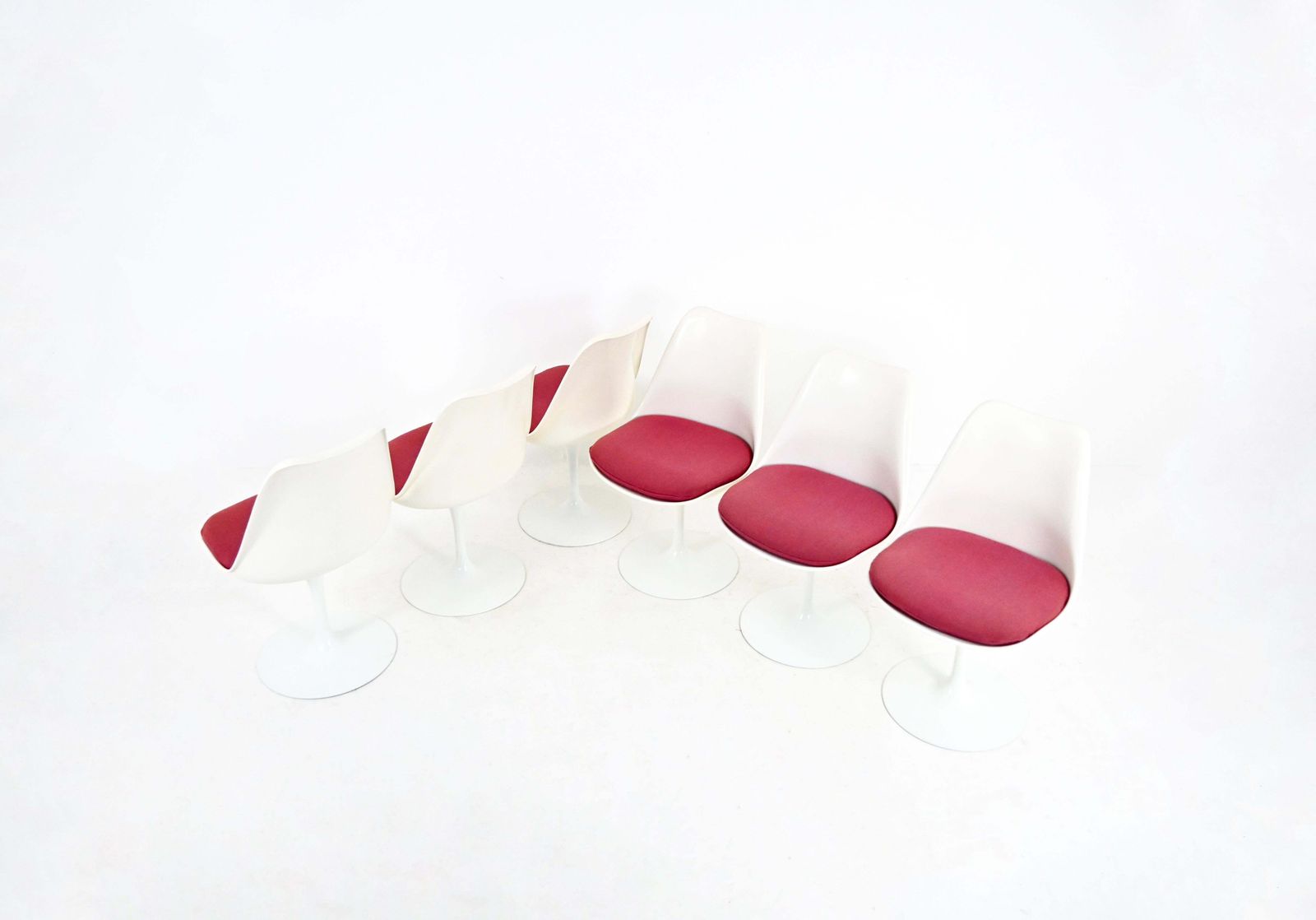 Tulip Dining Chairs By Eero Saarinen For Knoll International, 1970s, Set Of 6 photo for sale