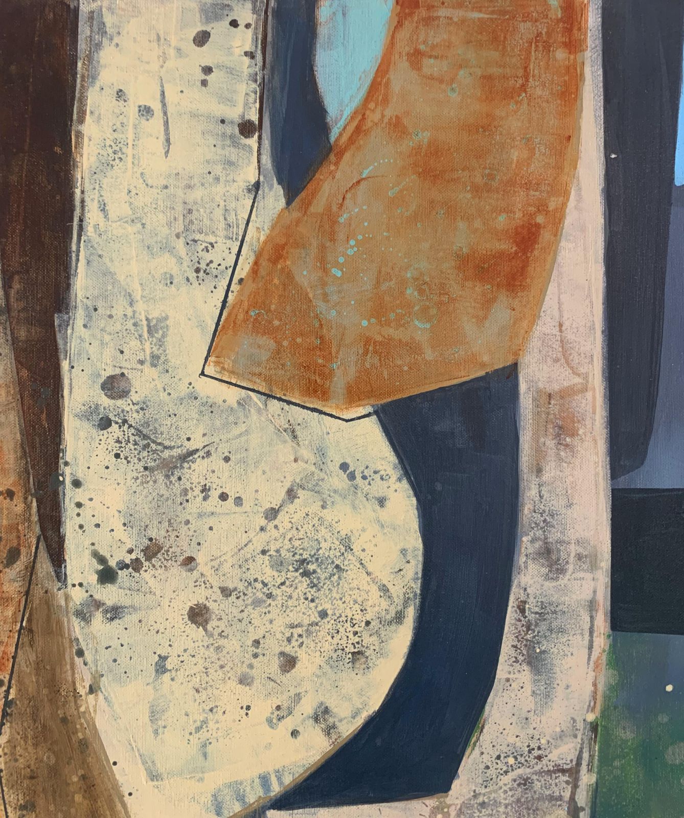 Anna Masiul Gozdeckaplainair In Nowe Kotlice. Contemporary Abstract Painting Acrylic, Polish Art2023 photo for sale