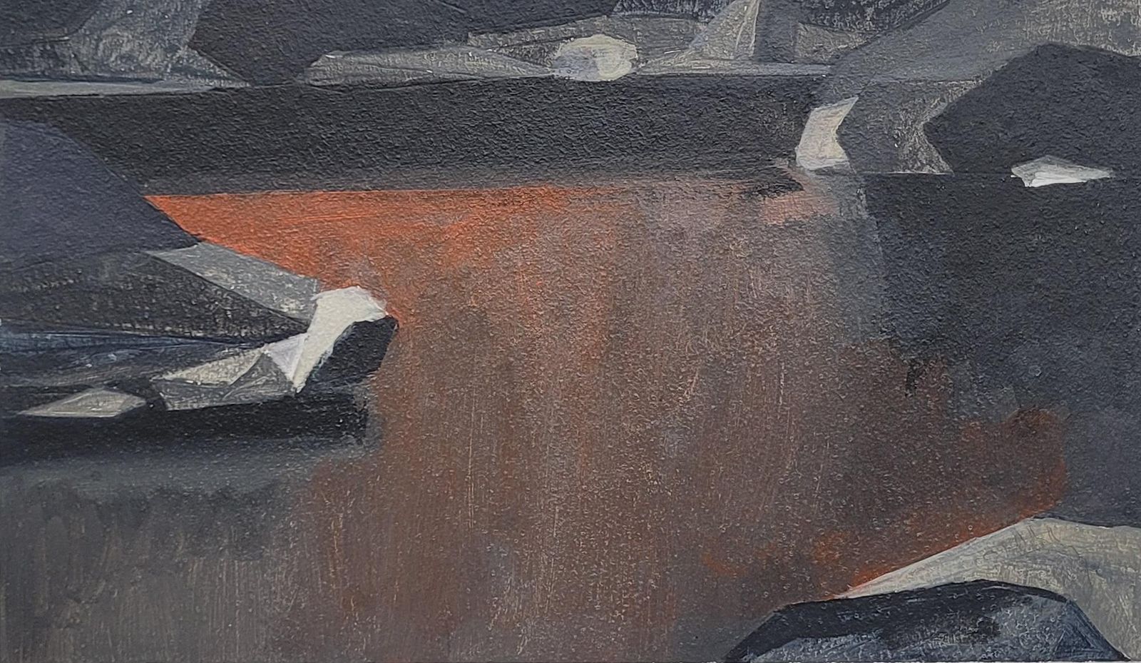 Sergiusz Powałkakurtkowiec. Abstract Landscape, Acrylic Painting, Tatra Mountains, Polish Art2023