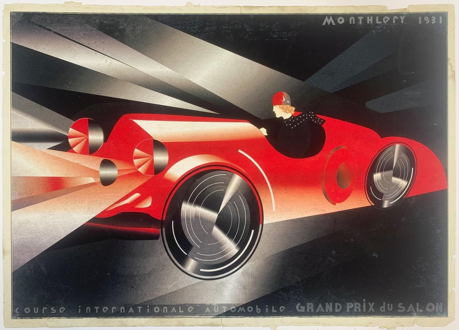 Danuta Dąbrowska Siemaszkiewiczmonthlery 1931. Contemporary Figurative Print, Pop Art, Art Deco, Polish Art2024