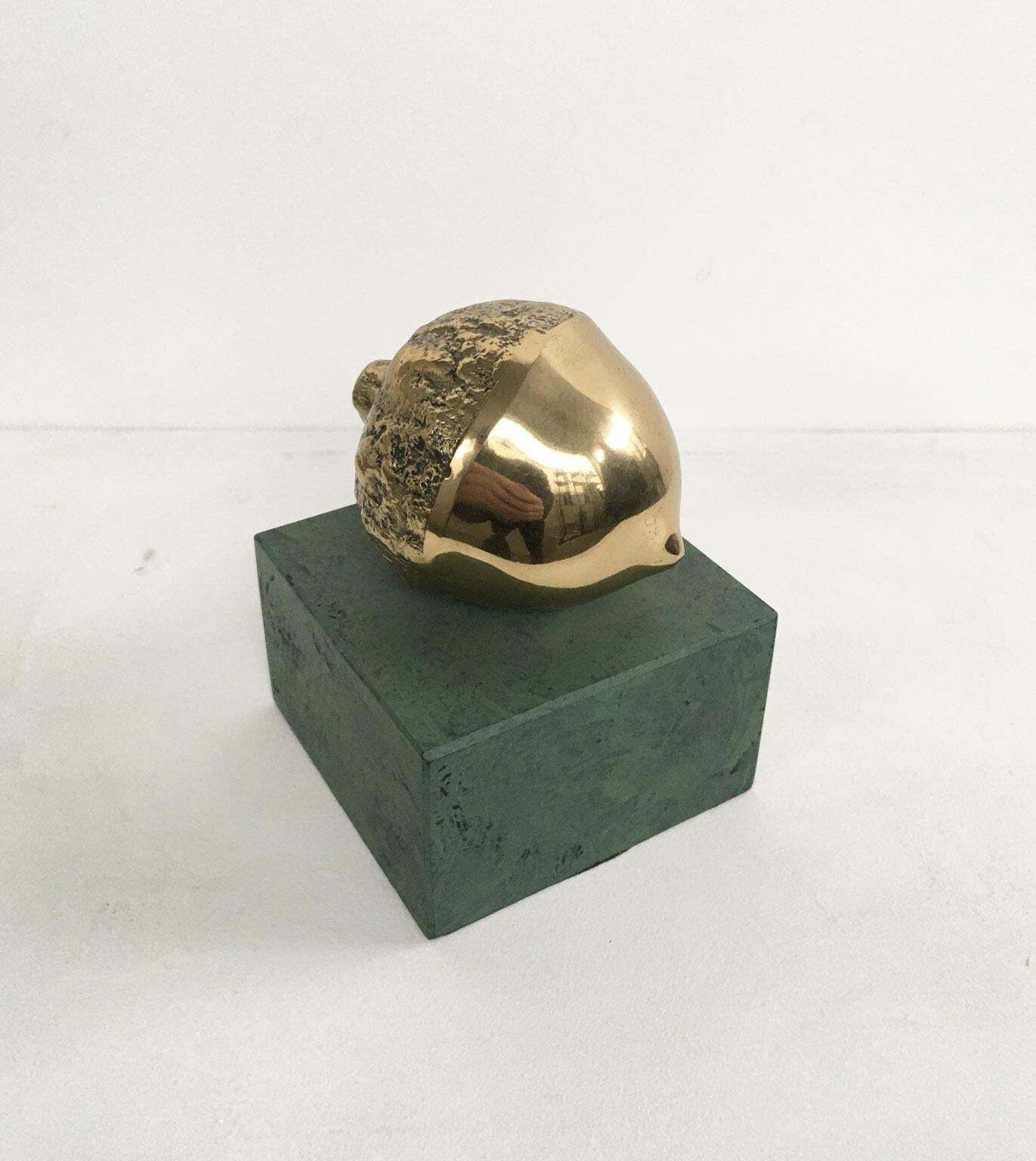 1986 Italy Bronze Sculpture Patrizia Guerresi Melograno Pomegranate photo furniture