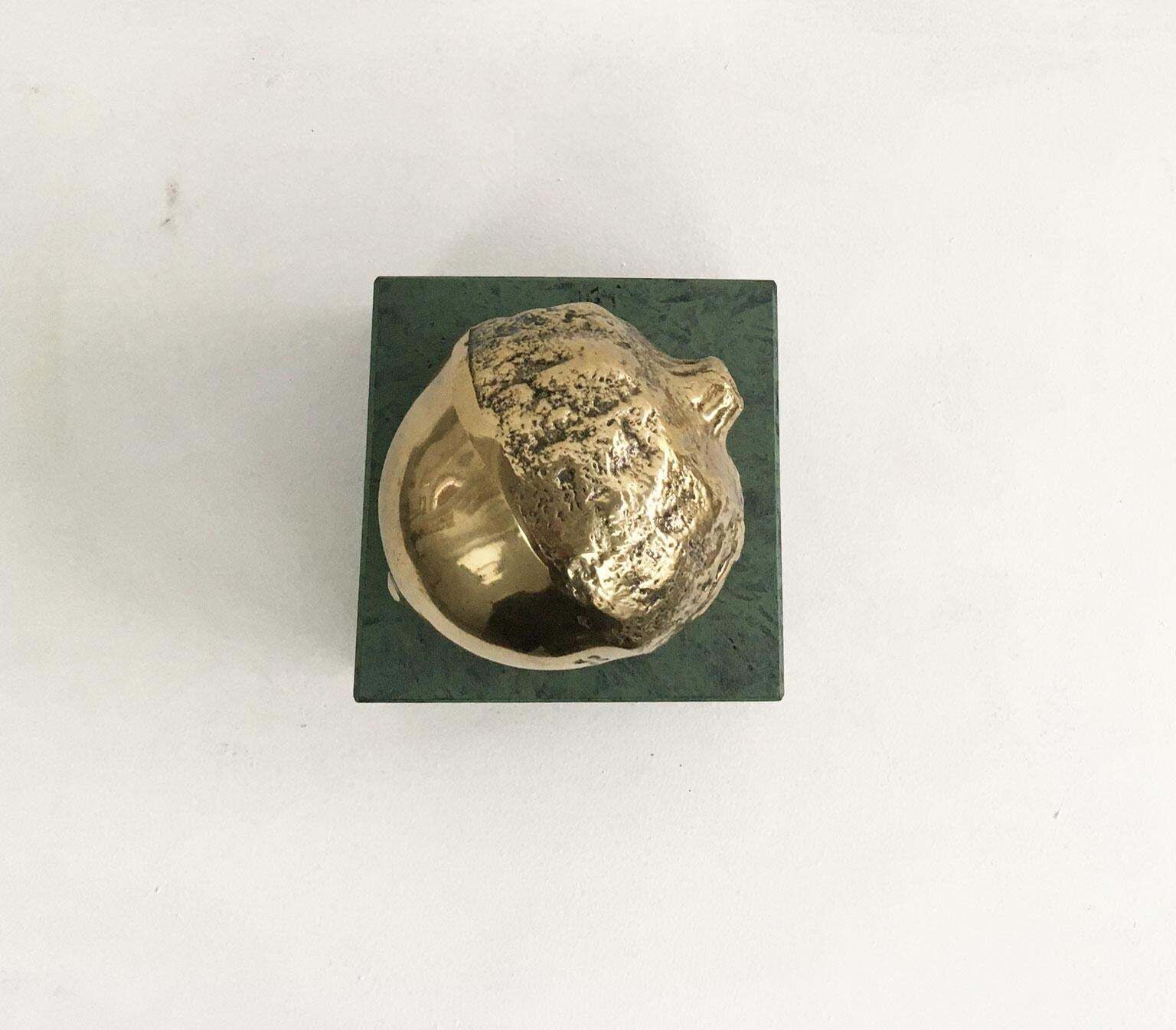 photo furniture 1986 Italy Bronze Sculpture Patrizia Guerresi Melograno Pomegranate