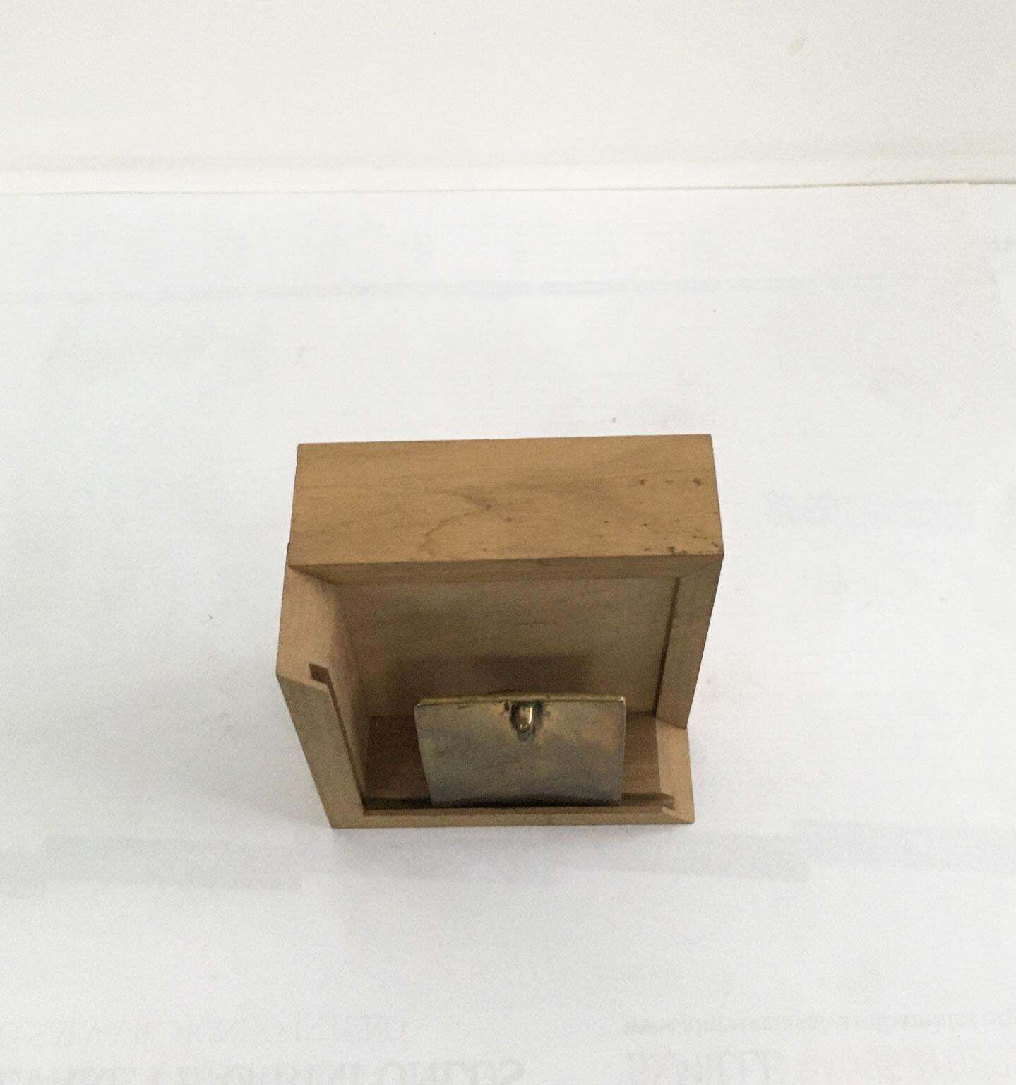 photo for sale 1980 Italy Abstract Bronze Sculpture By Mirella Forlivesi Stupore