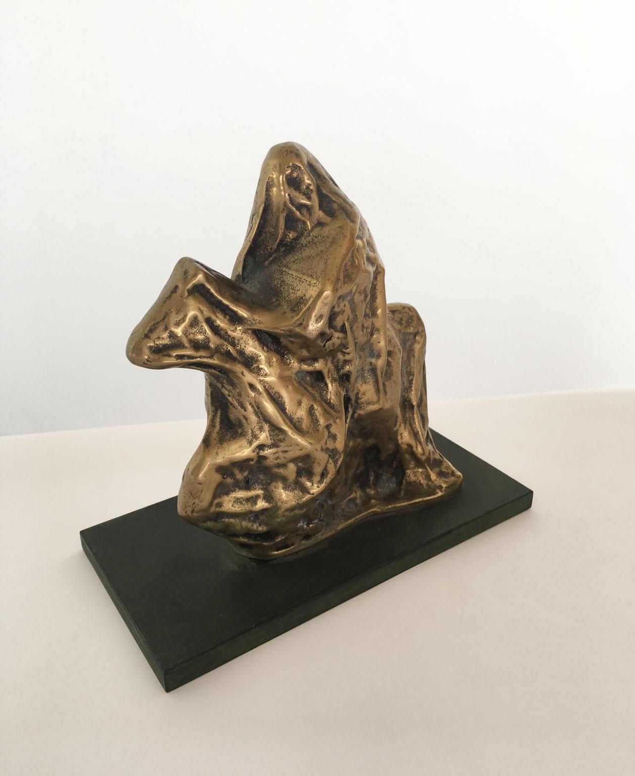 1980 Italy Post Modern Cristina Roncati Bronze Abstract Sculpture Cavaliere photo furniture