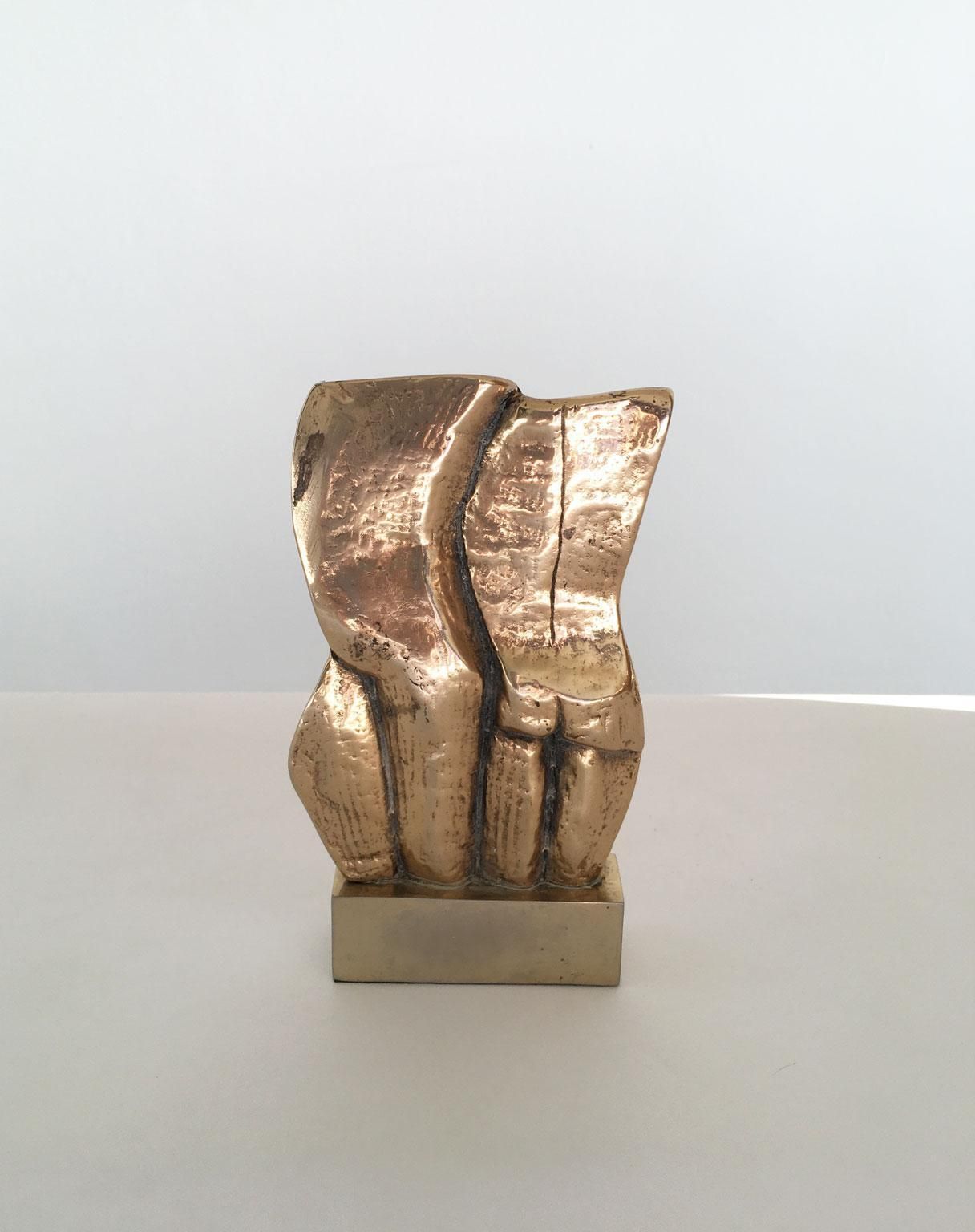 1980 Italy Post Modern Rodica Tanasescu Bronze Abstract Sculpture Insieme photo furniture
