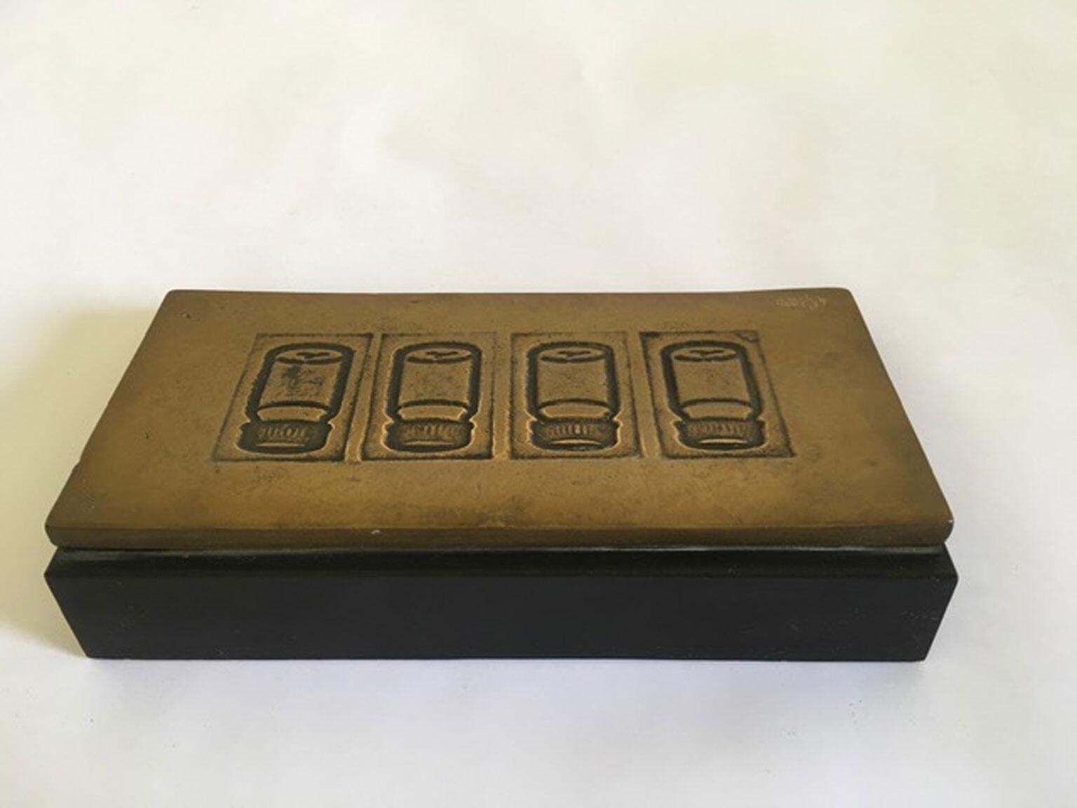 photo for sale Italy 1980 Late 20th Century Pop Art Multiple Bronze Bottles