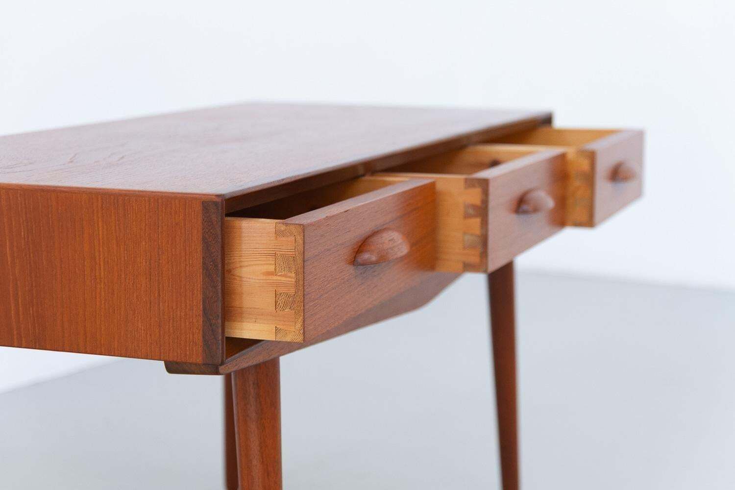 Danish Teak Sideboard With Three Drawers, 1960s. photo buy