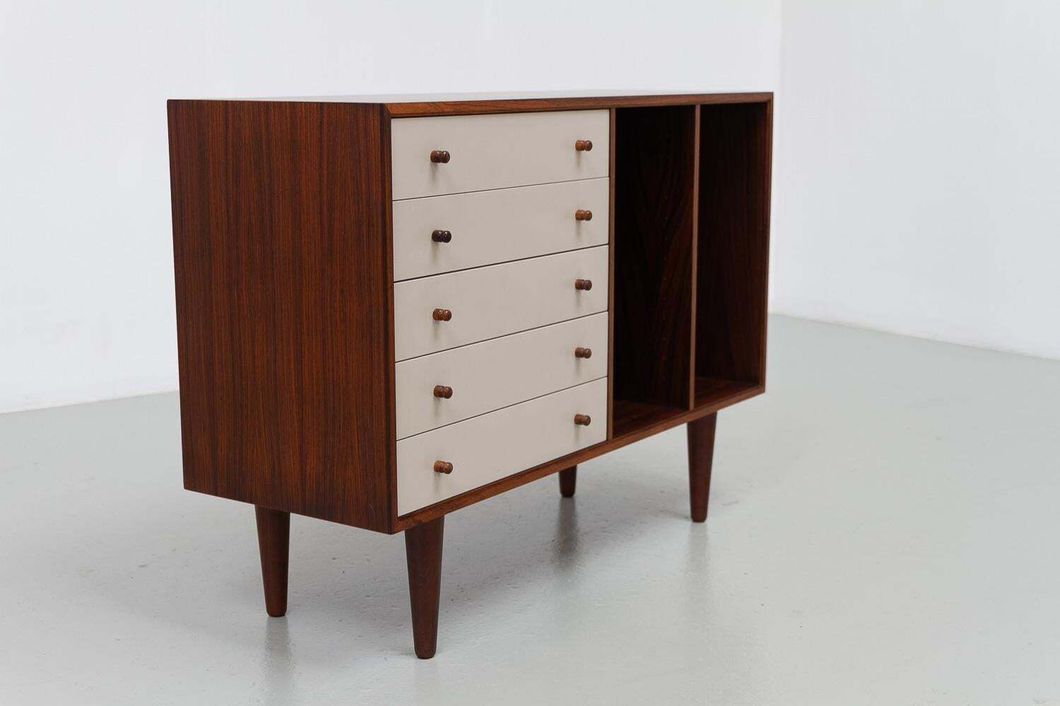 Danish Rosewood Sideboard With Drawers By Hg Furniture, 1960s. photo for sale